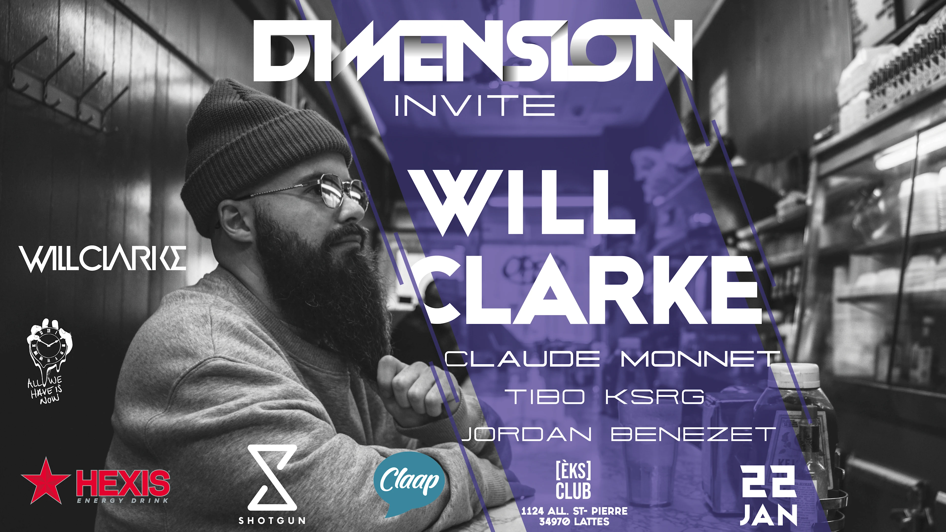 Dimension - First Edition - Will Clarke Cover