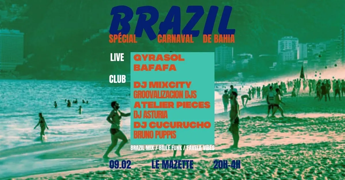 Brazil Party Spécial Carnaval De Bahia Cover