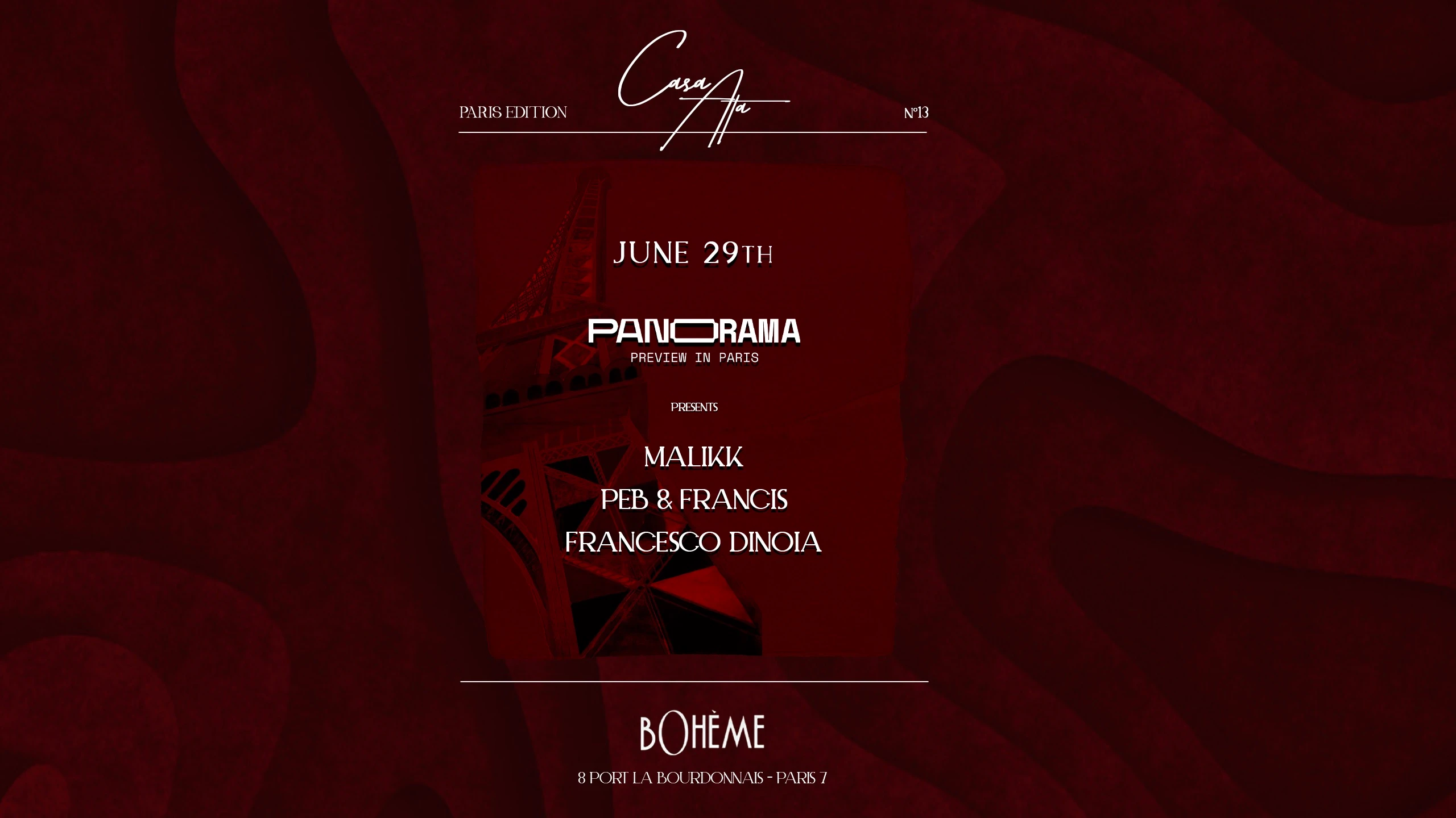 Casa Atarashi W/ Malikk, Peb & Francis And Francesco Dinoia Cover
