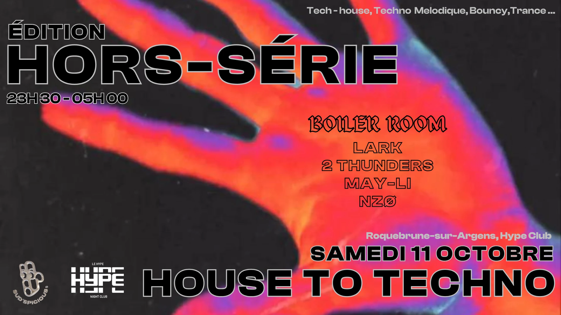 Hors Serie - House To Techno (Boiler Room Config) Cover