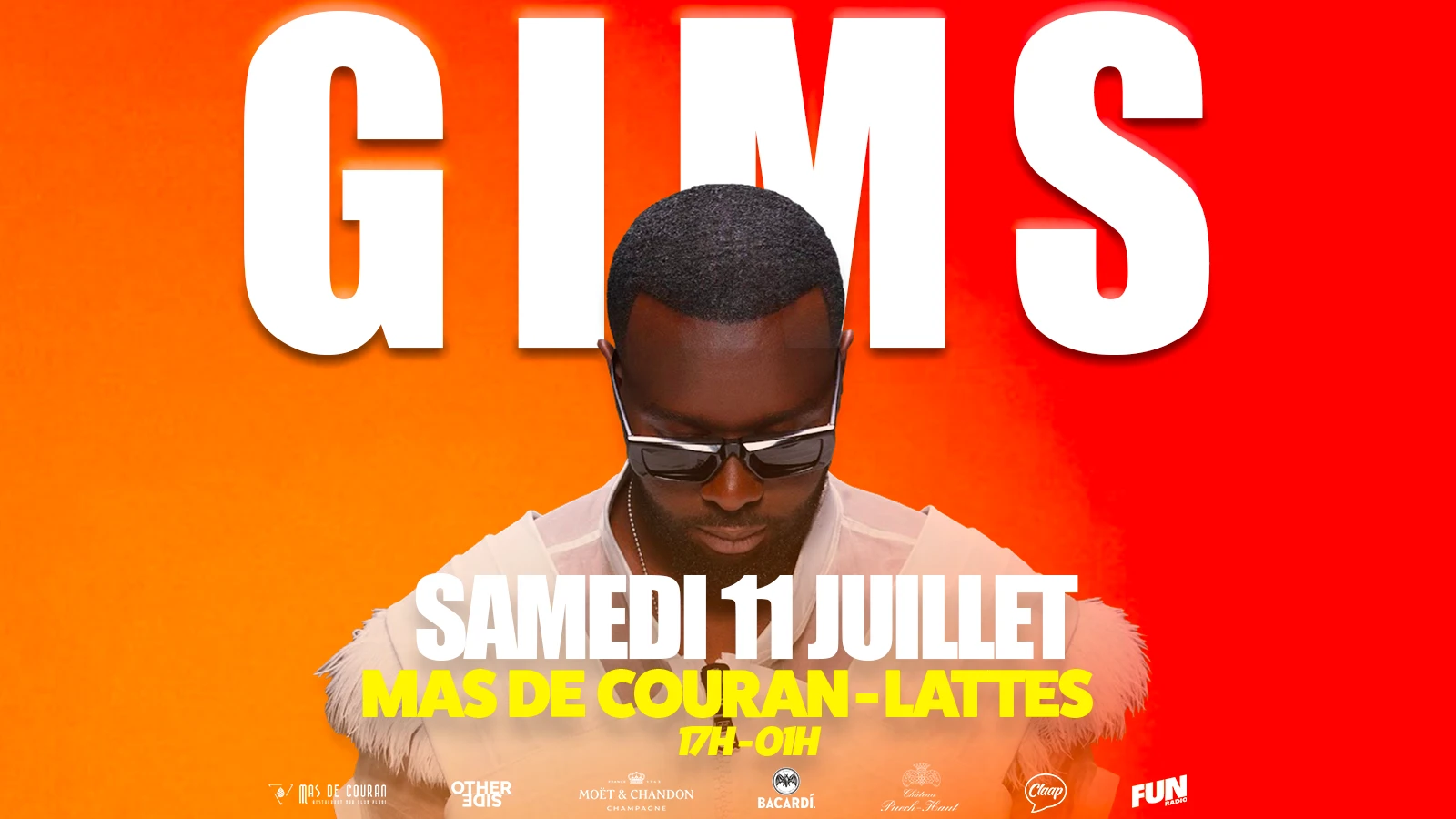 Gims - Open Air - Mas De Couran Cover