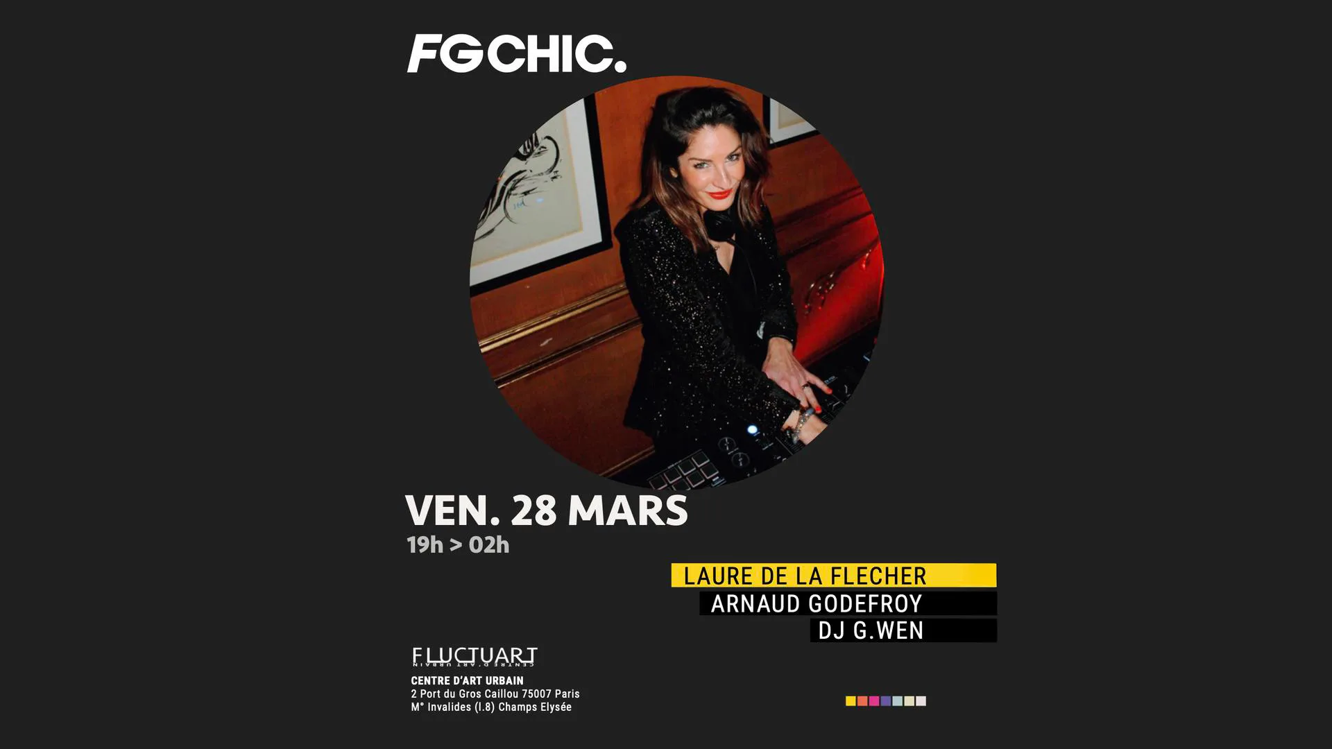 Radio Fg X Fluctuart : Une Soiree 100% Fg Chic Cover