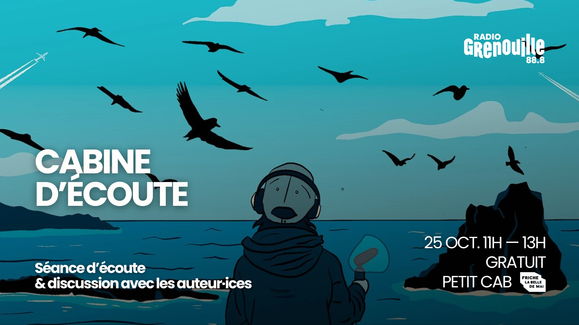 Cabine D'écoute — Radio Grenouille & Arte Radio Cover