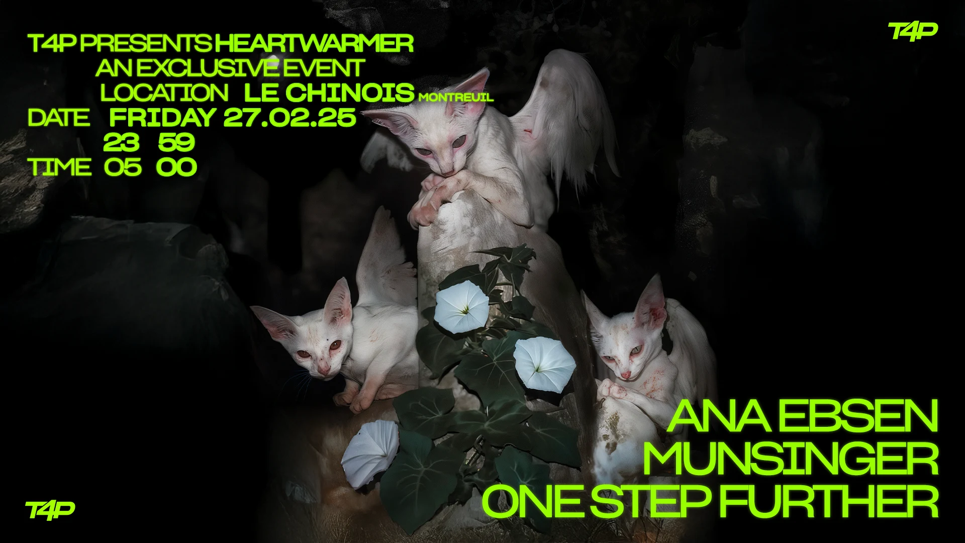 Ce Soir : T4p @ Le Chinois - Ebm Industrial Techno Cover