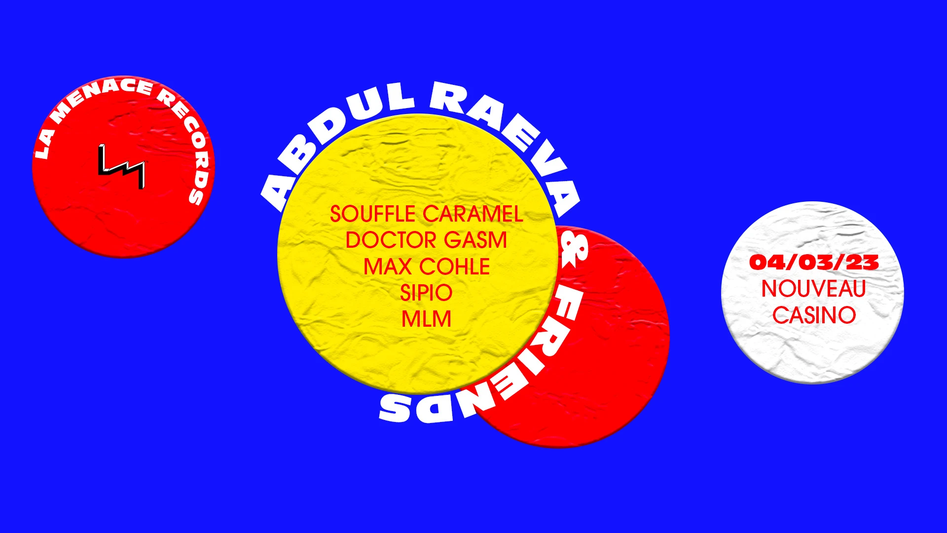 La Menace Records Invite Abdul Raeva  Cover