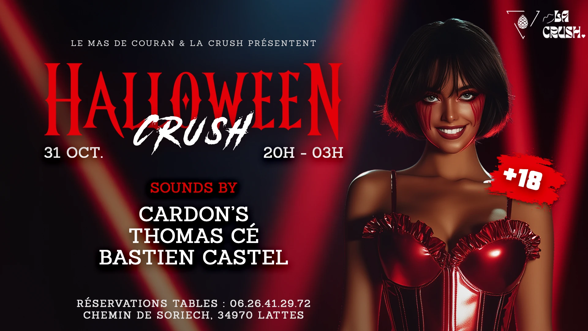 Halloween Crush - Mas De Couran Cover