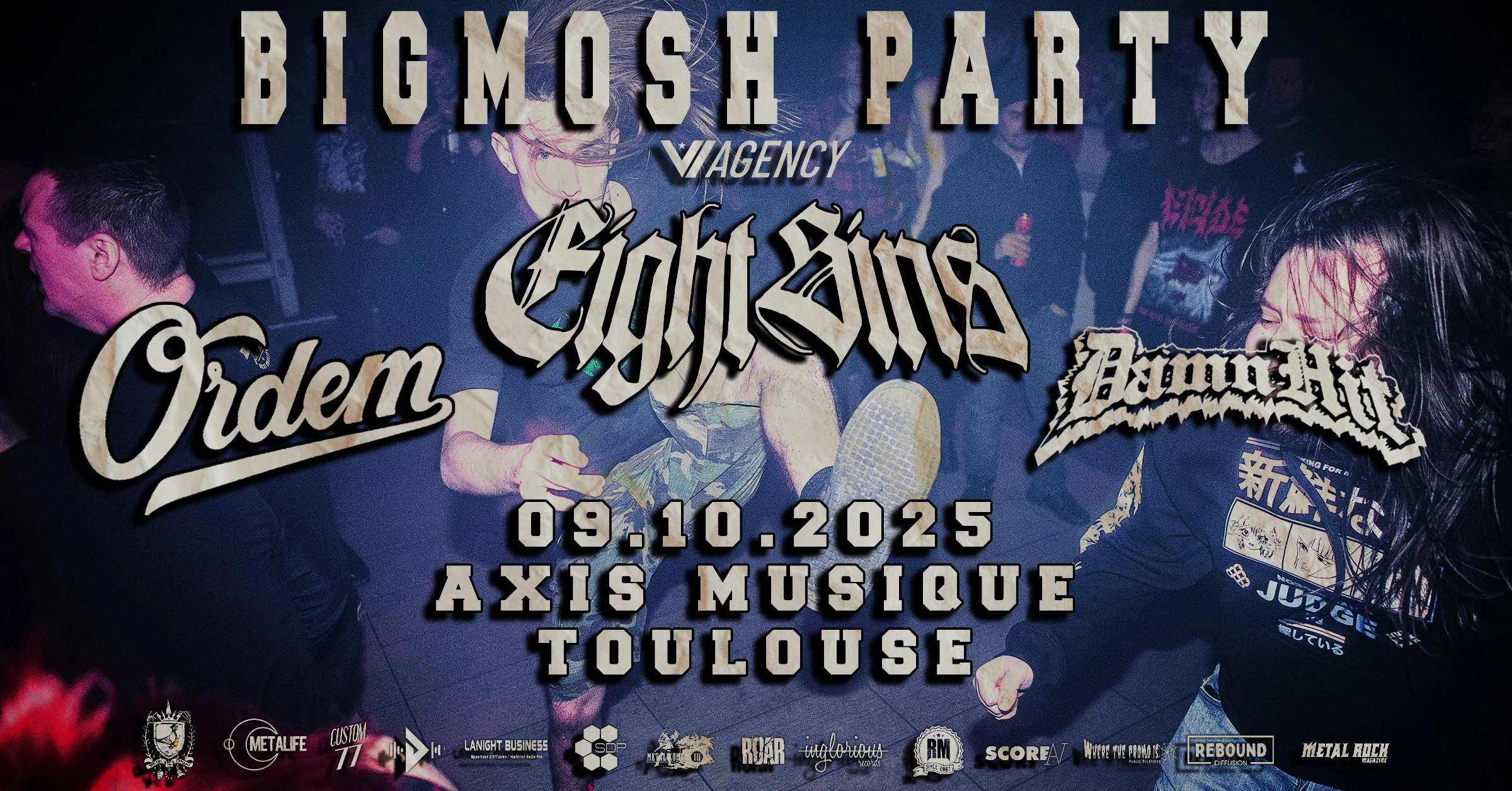 Bigmosh Party // Eight Sins + Ordem + Damn Hit Cover