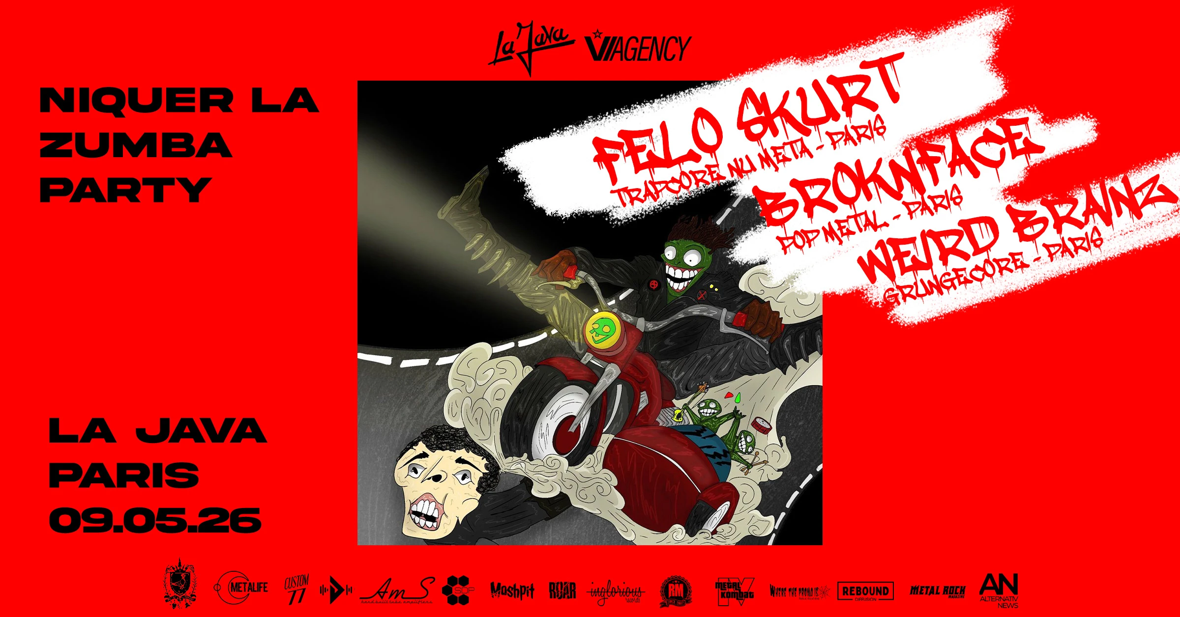 Felo Skurt, Broknface & Weird Brainz Cover