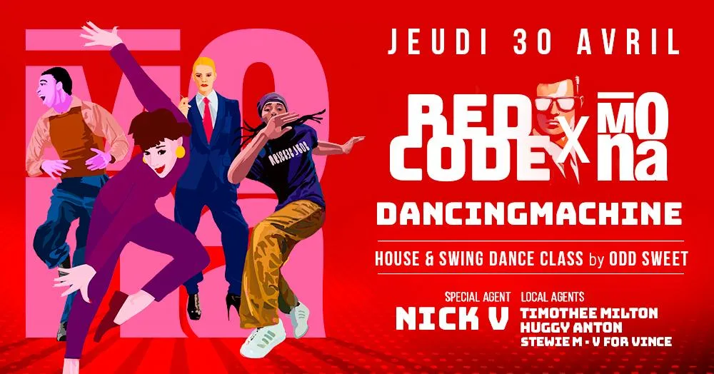 Red Code Party X La Mona : Dancing Machine Cover