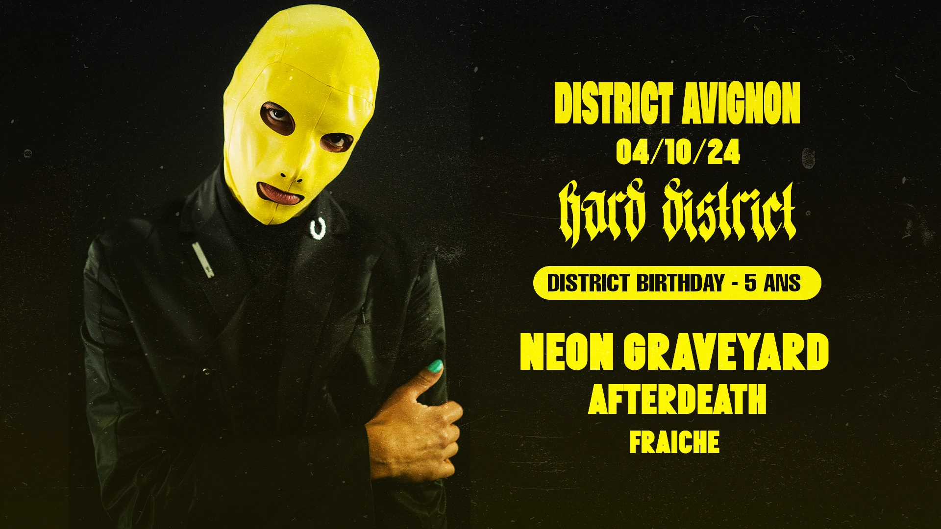 Birthday Hard District -Neon Graveyard -Afterdeath -Fraiche Cover