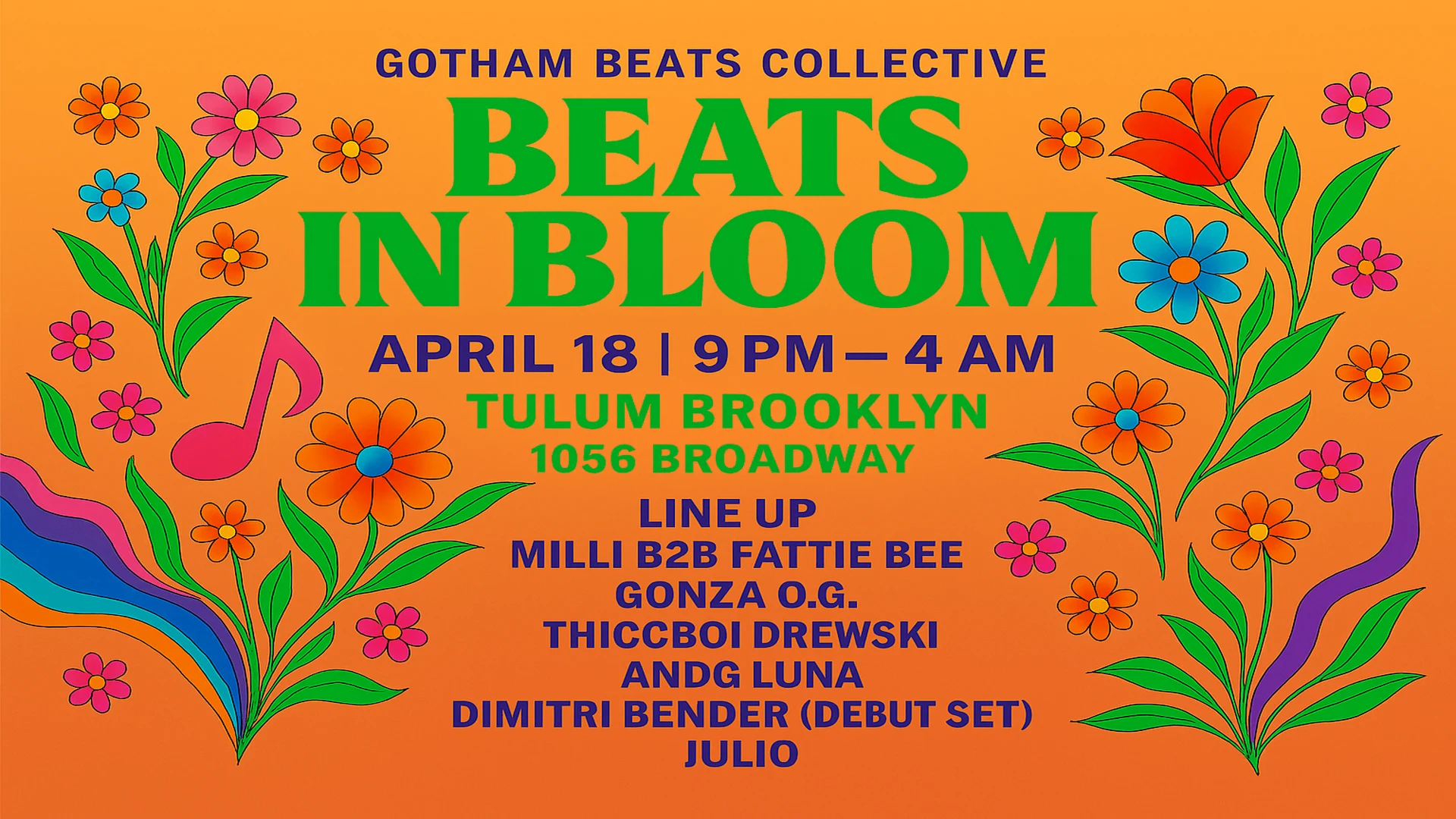 Gotham Beats: Beats In Bloom Cover