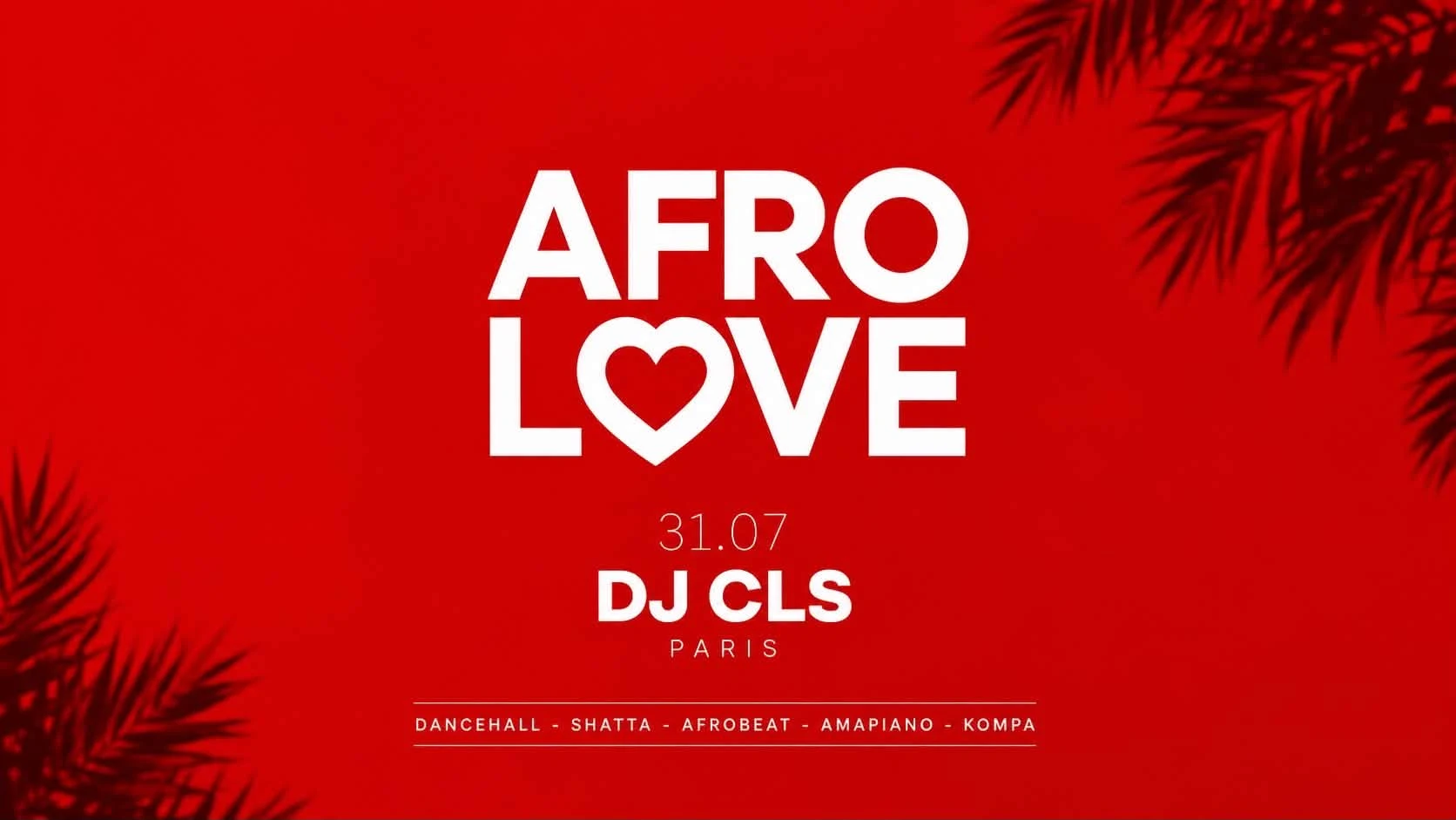 Afro Love • Dj Cls Paris • Les Vendredis Fiesta Cover