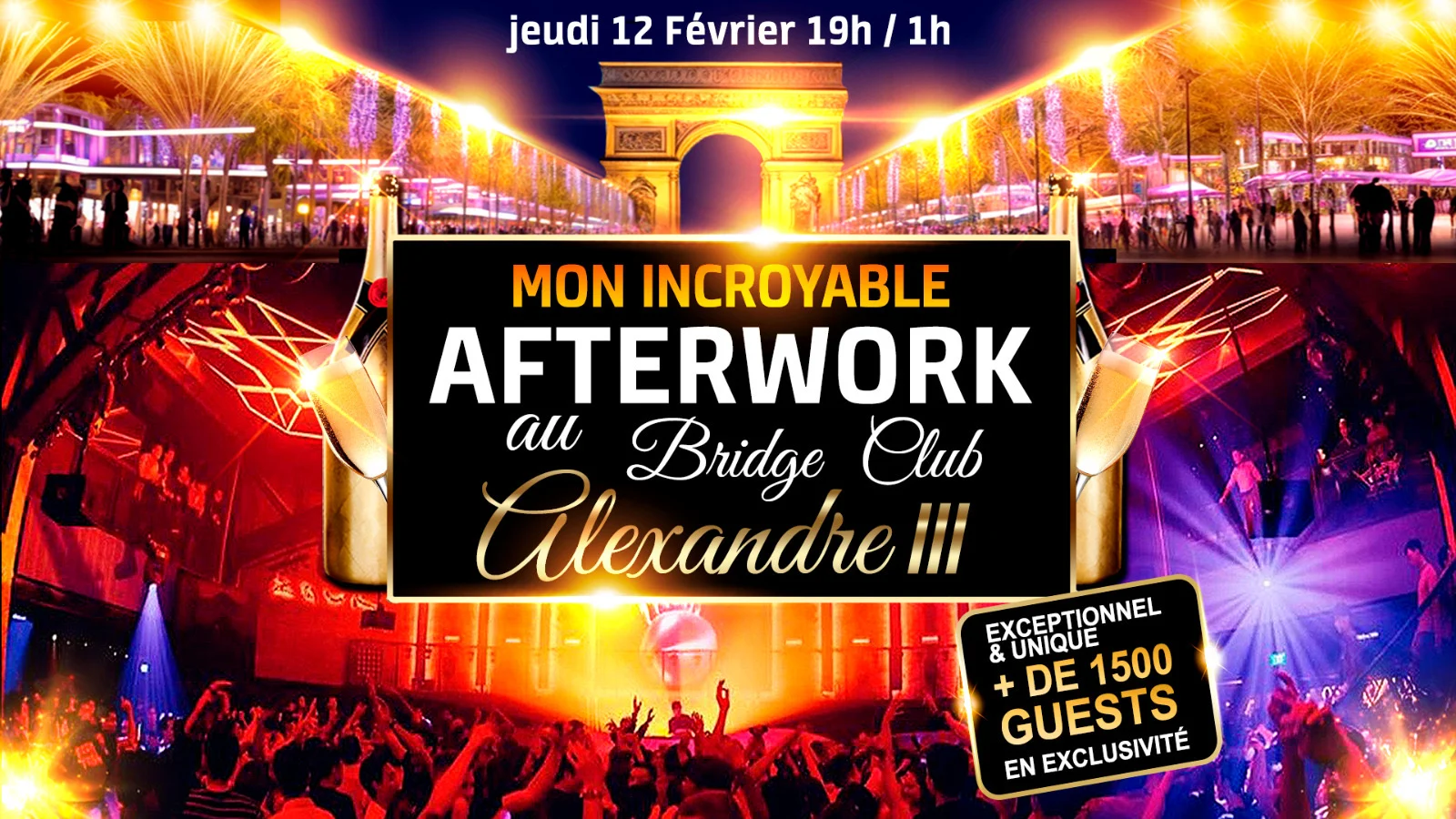 Le + Grand Afterwork De Paris Au Bridge Club 1500 Personnes Cover