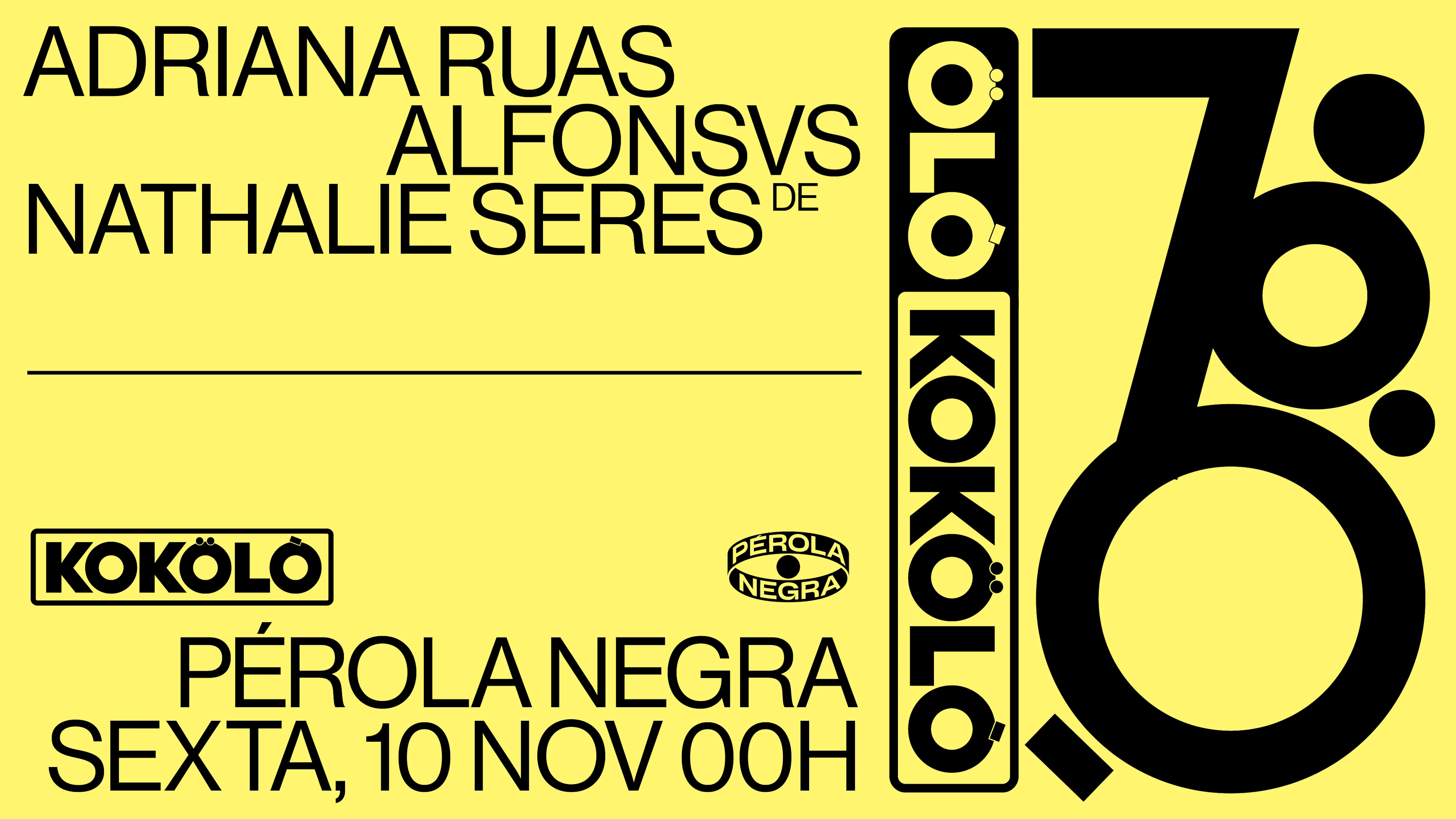 Ölò By Kokölò | Pérola Negra | 10.11.2023 Cover