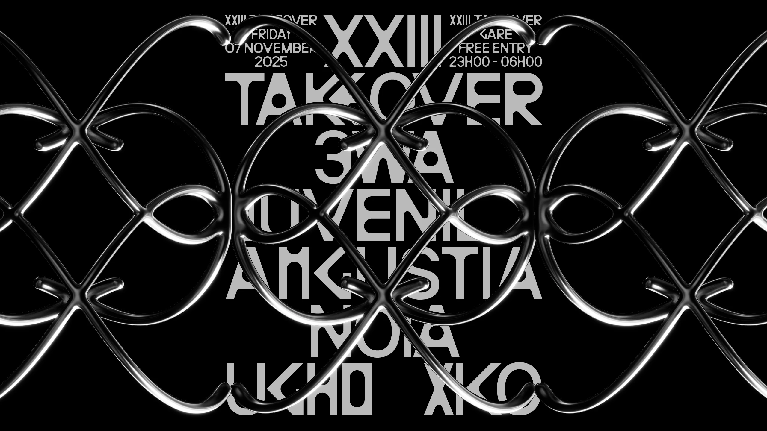 XXIII Takeover @ Gare Porto Cover