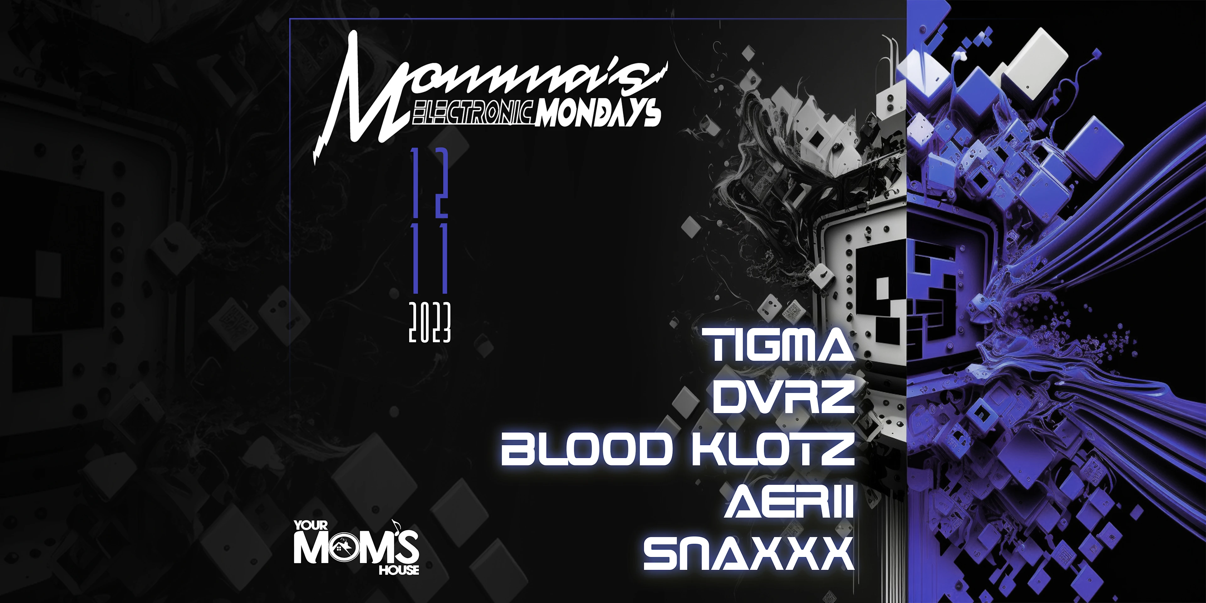 Momma's Electronic Mondays 12/11 Cover