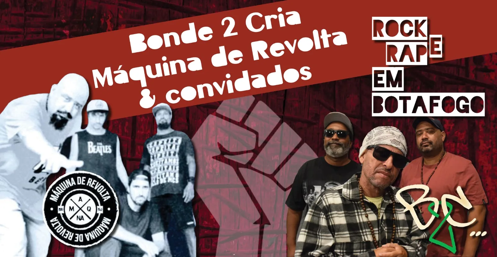 Máquina De Revolta E Bonde 2 Cria Na Rebel Cover