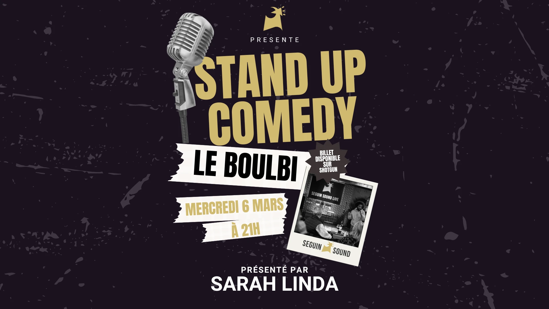 Boulbi Stand Up Comédie Au Seguin Sound Cover