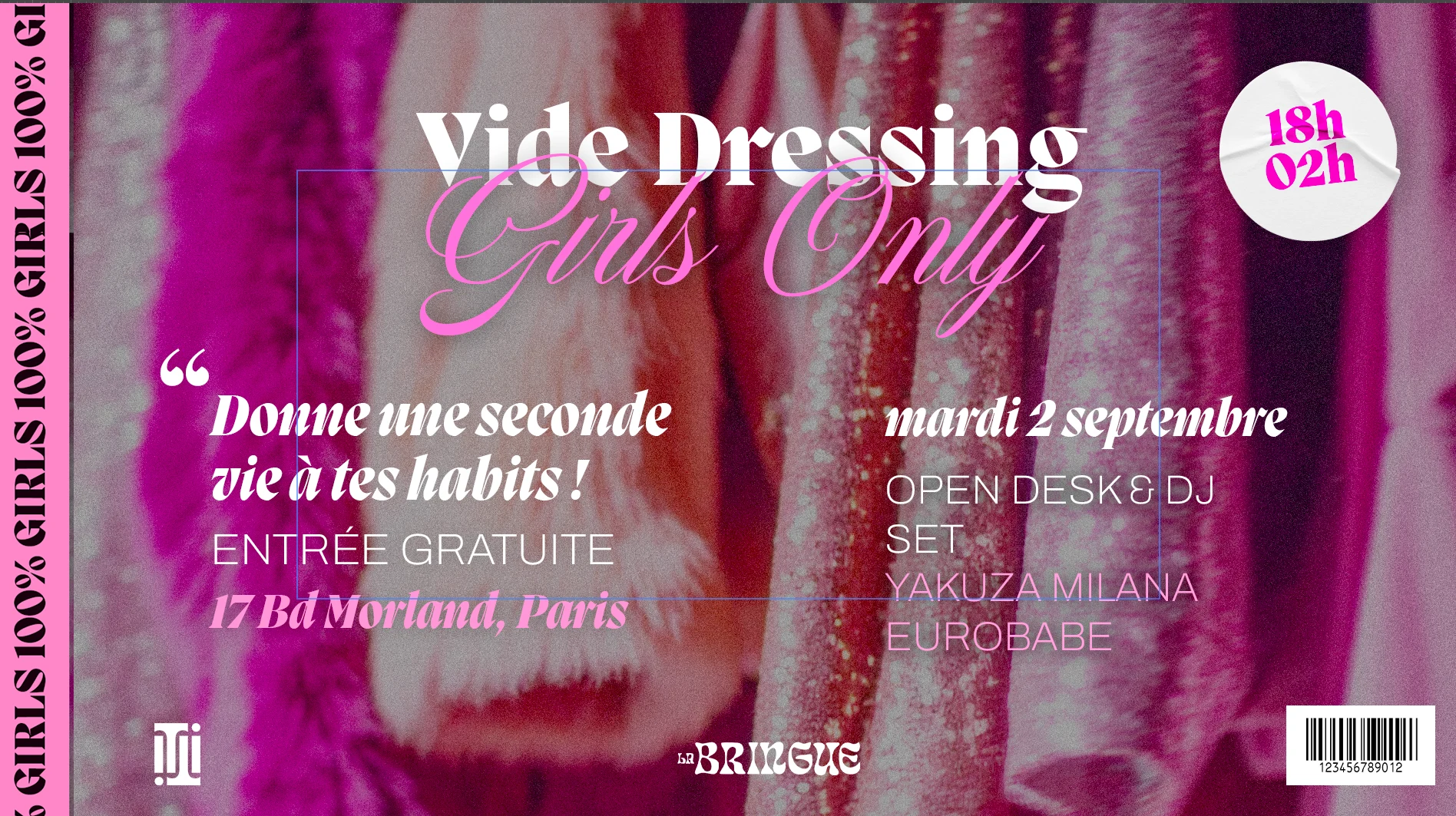 La Bringue Paris - Vide Dressing - Girls Only Cover