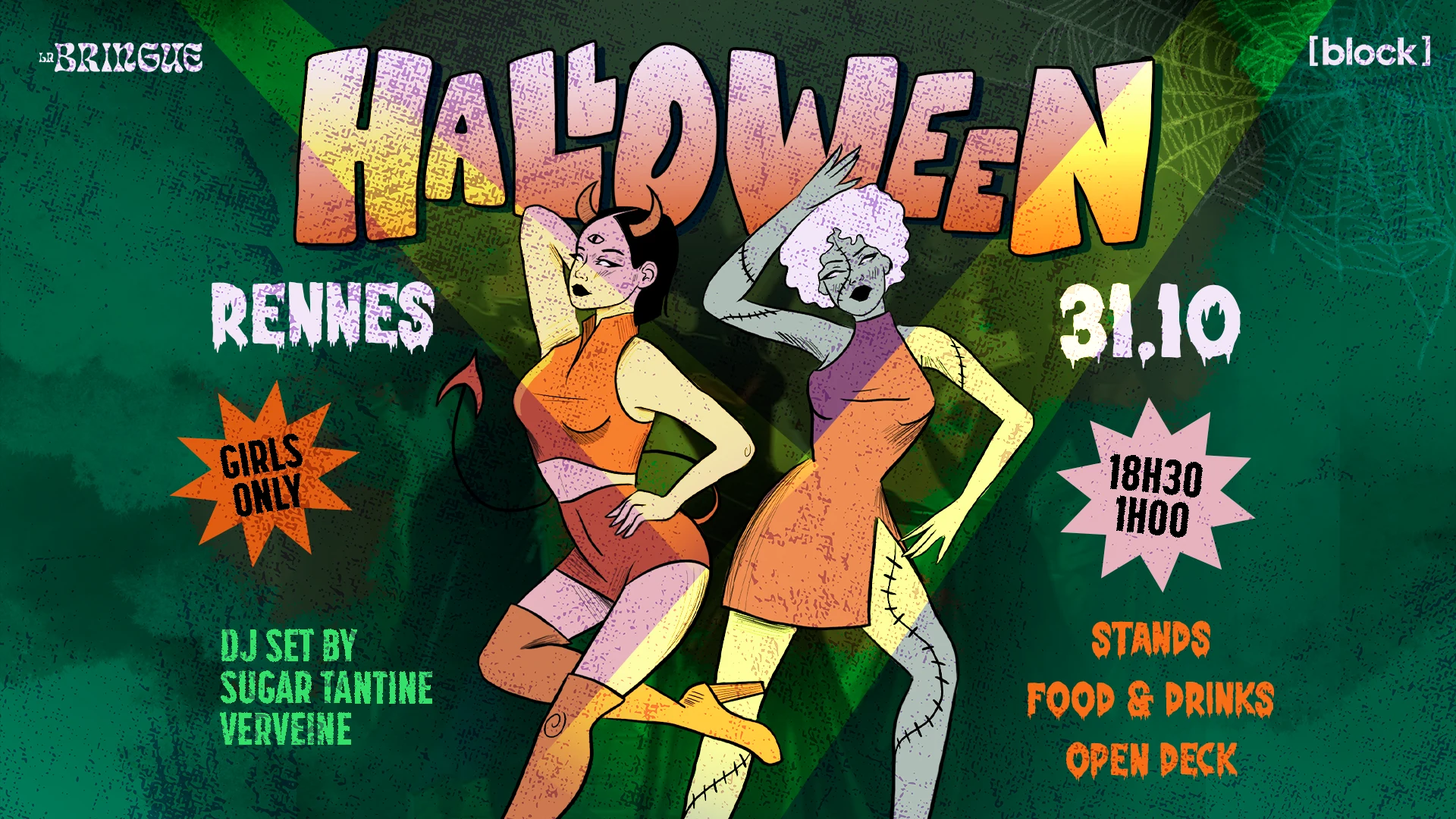 La Bringue - Rennes - Halloween 100% Girls Cover