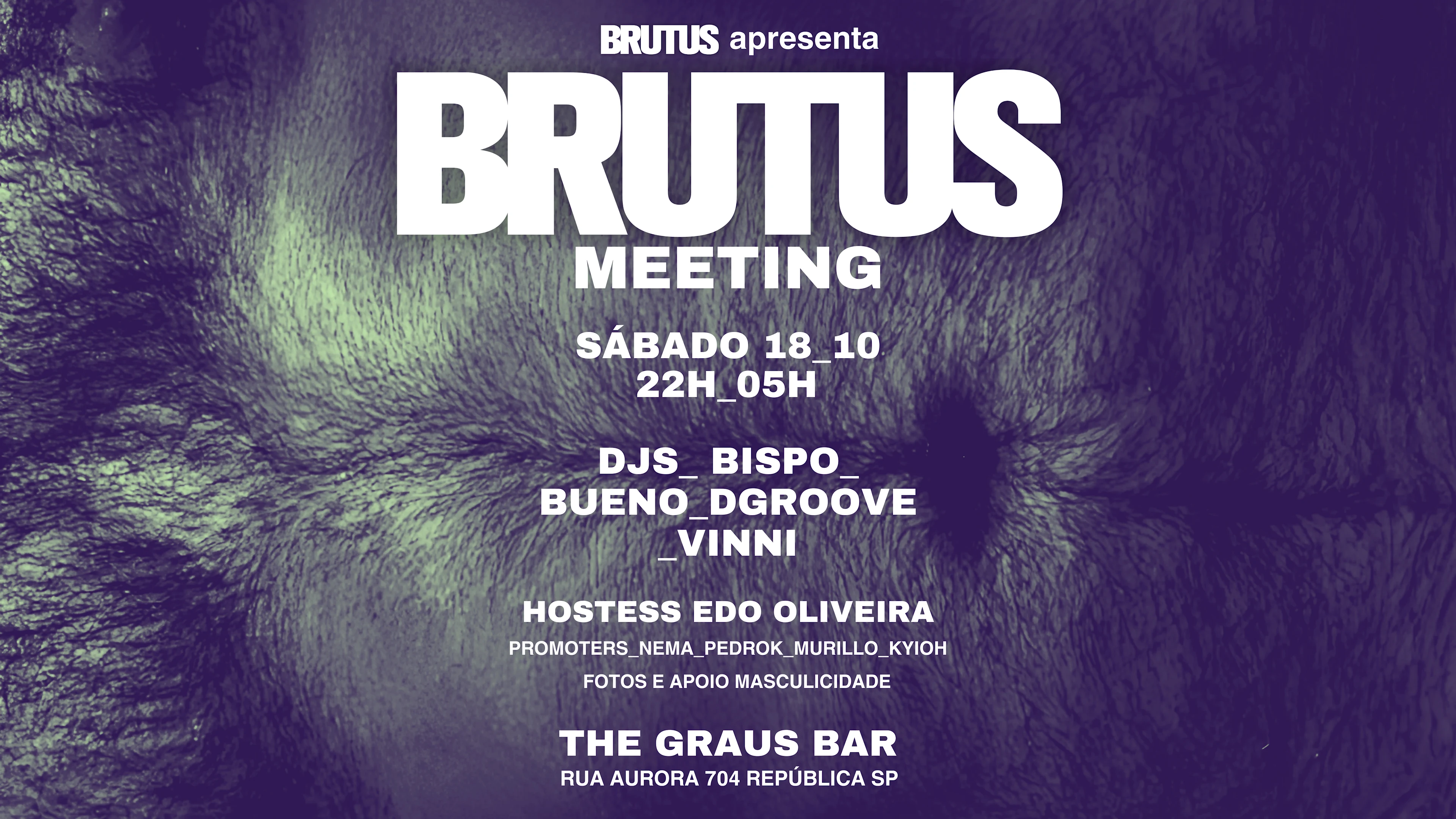 Brutus Meeting Em Novo Local | The Graus Cover