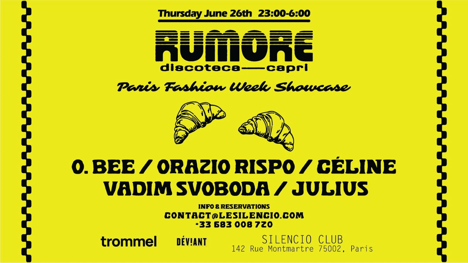 Rumore W/ O.Bee, Orazio Rispo, Céline, Vadim Svoboda, Julius Cover