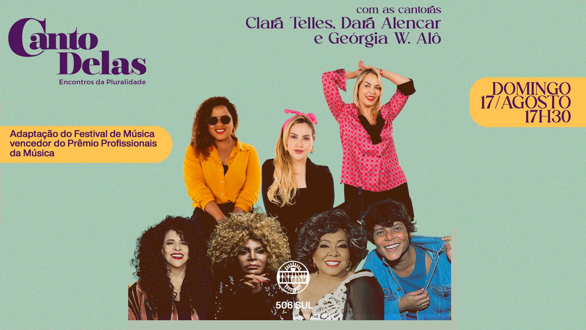 Canto Delas Com Clara Telles + Dara Alencar + Georgia W. Alo Cover