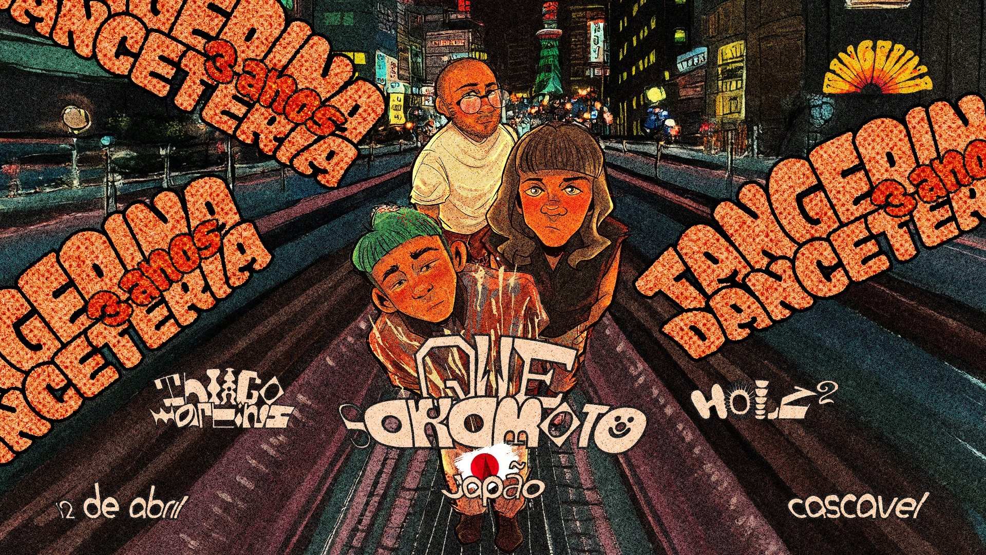 Tangerina Danceteria Aniversário 3 Anos C/Que Sakamoto (Jp) Cover