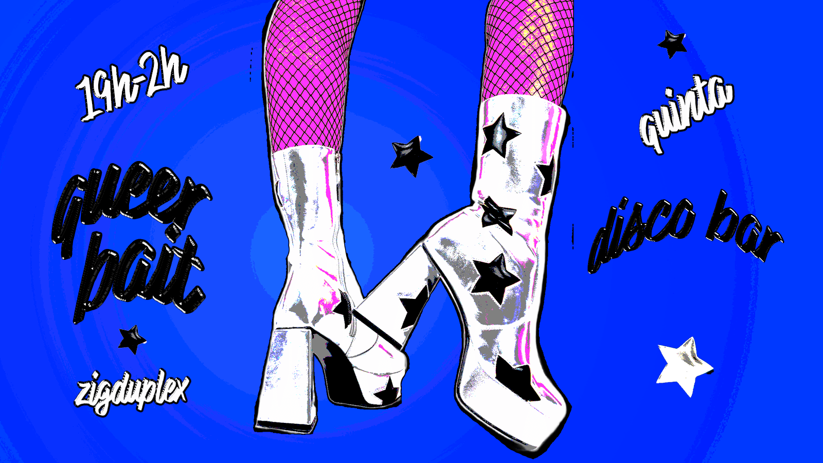 Queerbait Disco Bar: Quinta 19h-2h @ Zigduplex Cover