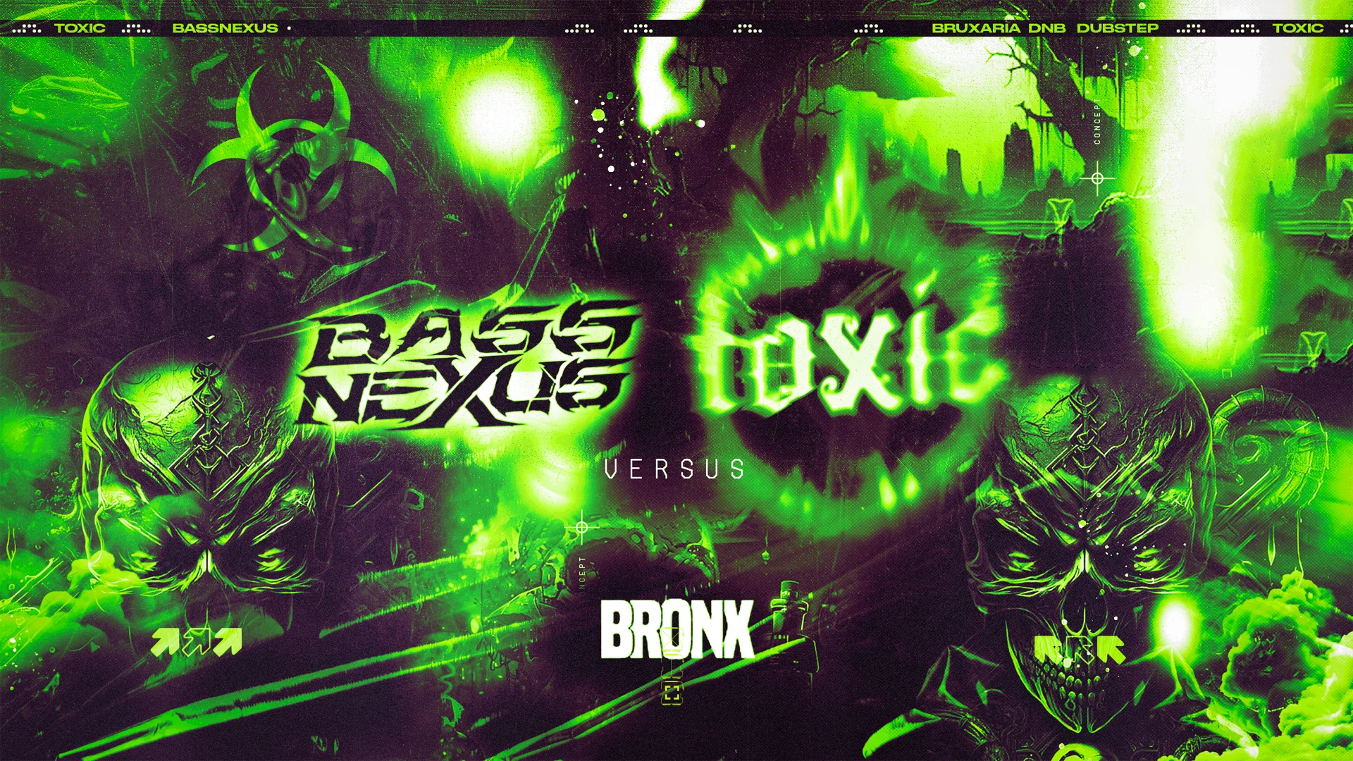 Festa Toxic - Dnb . Submundo . Dubstep - O Retorno Cover