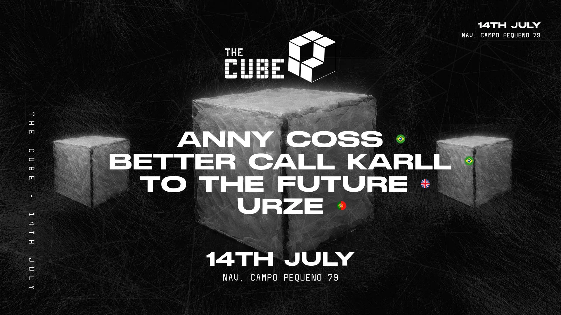 The Cube W/Better Call Karll, Anny Coss, Urze, To The Future Cover