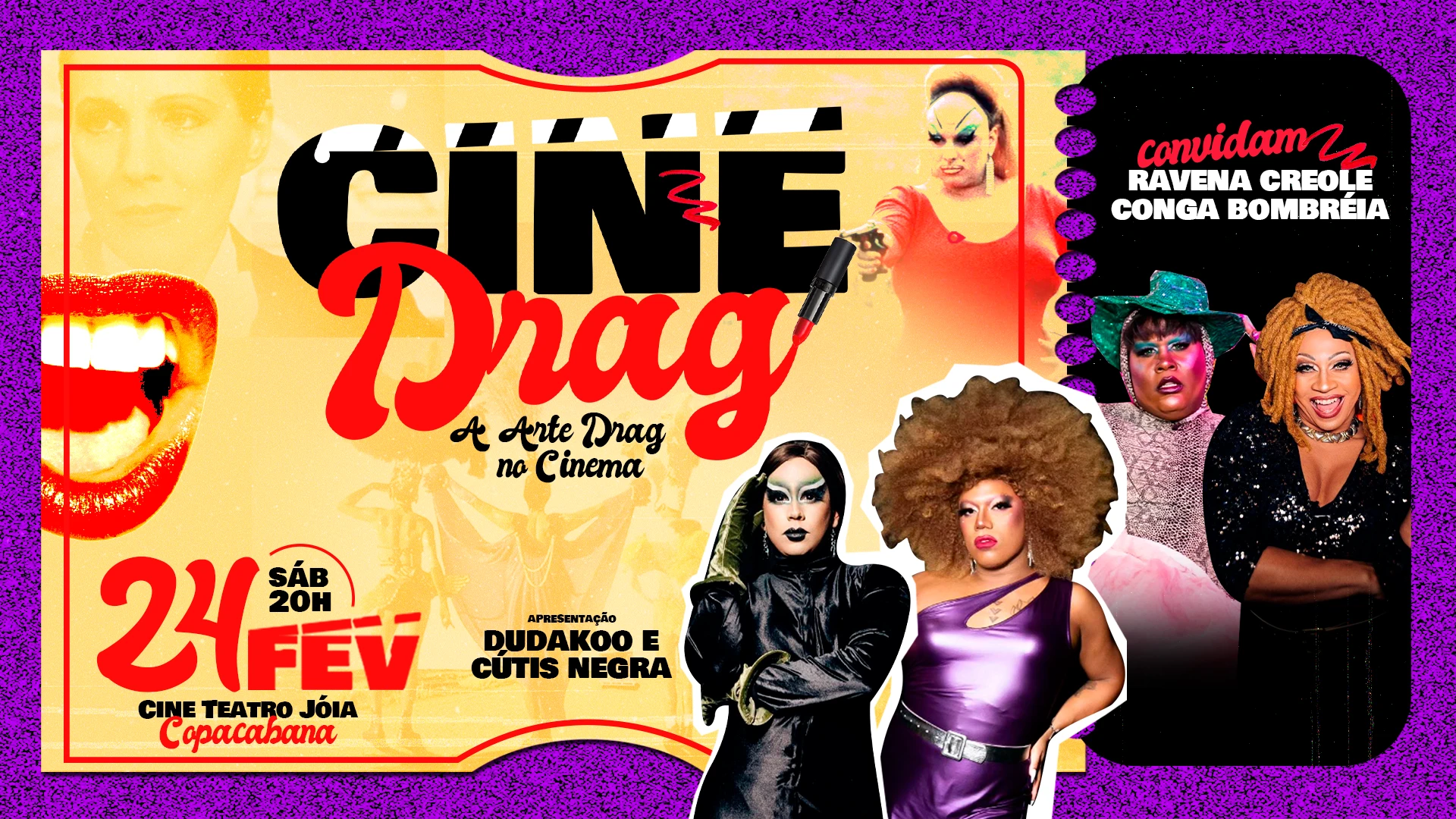 Premiére - Cine Drag | A Arte Drag No Cinema Cover