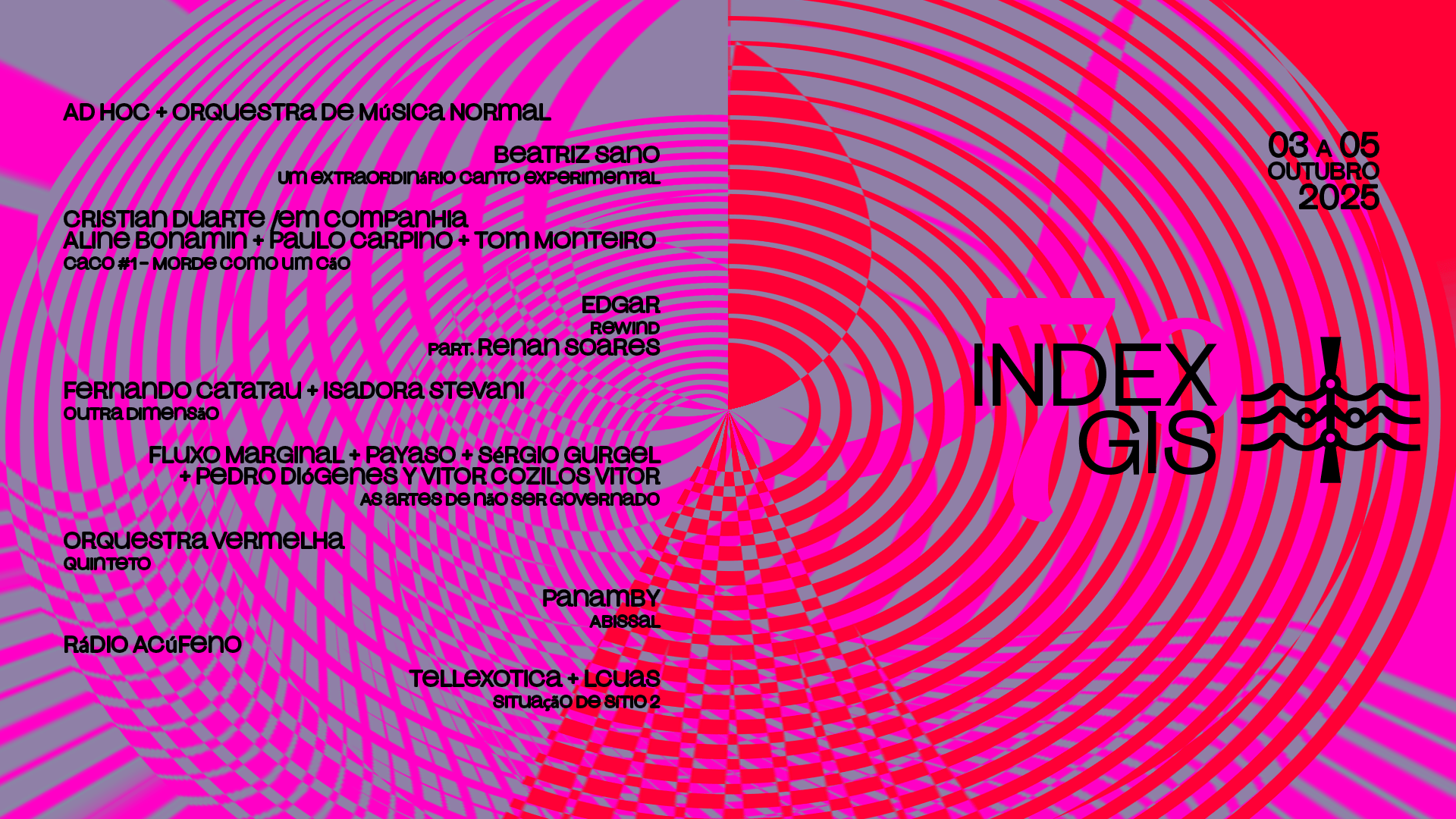 Ingressos Na Porta Sujeito À Lotação • Festival Index • Cover