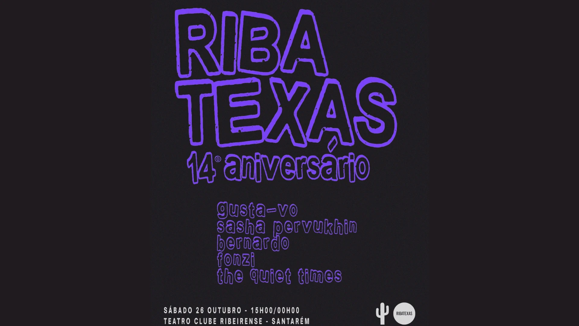 14 Aniversário Ribatexas Cover
