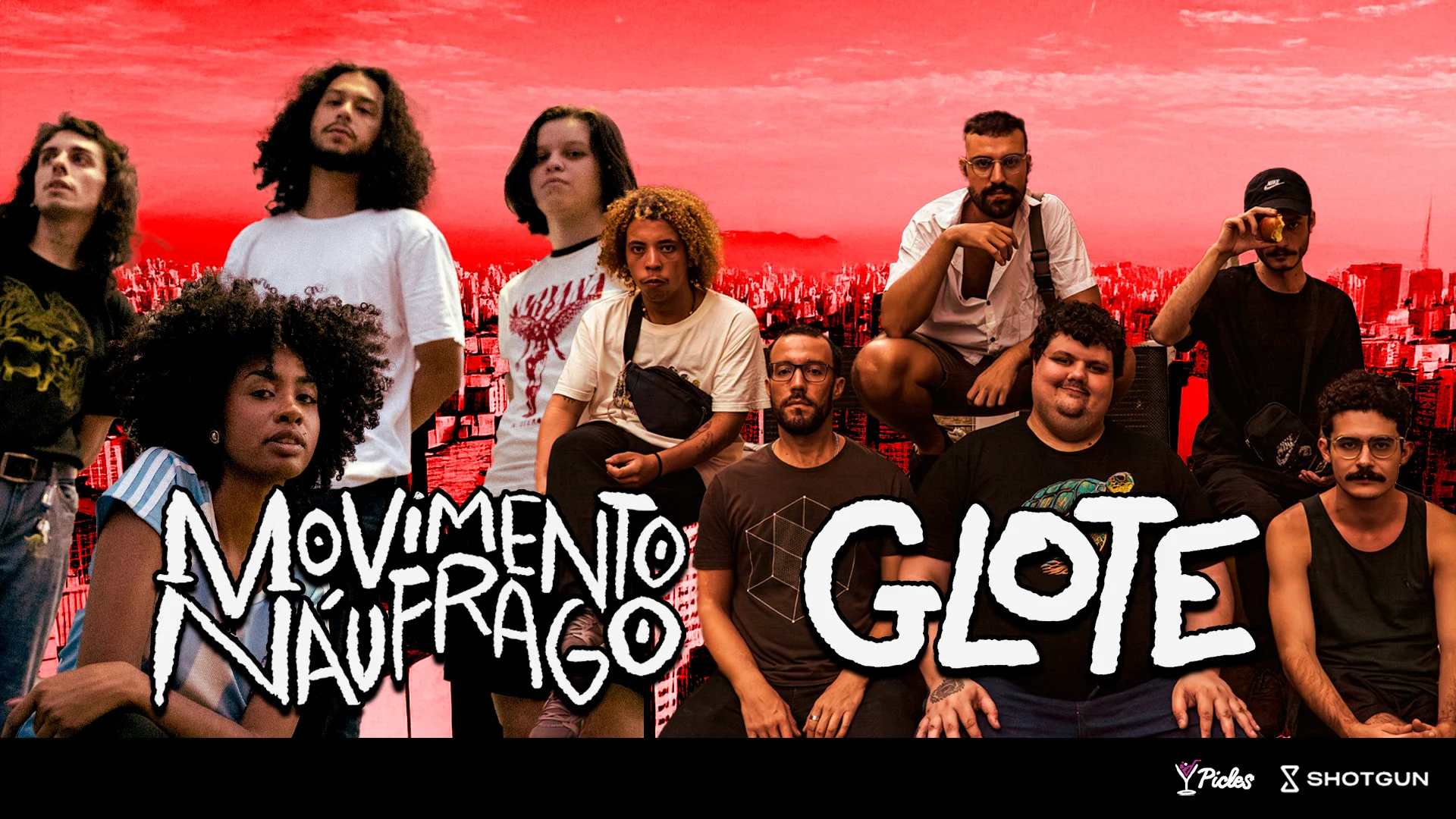 Movimento Naufrago + Glote + Inferninho Trabalho Sujo Cover