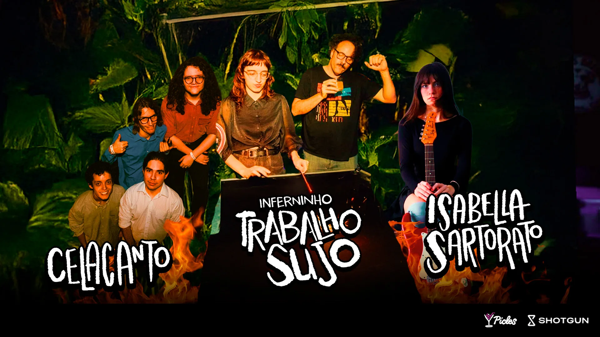 Inferninho Trabalho Sujo - Celacanto + Isabella Sartorato Cover