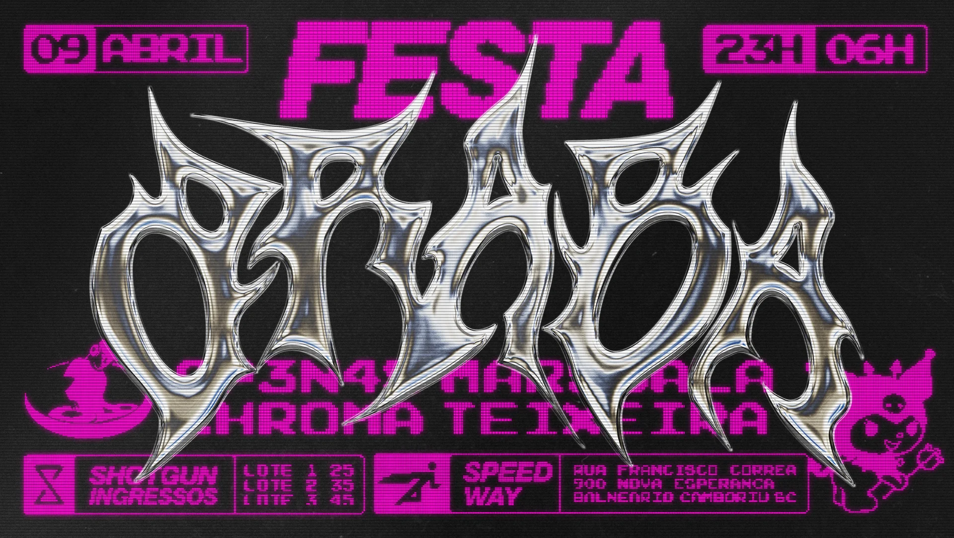Festa Braba 😡 Com Ap3n4s (Cwb), Marssala (Flp) & Chroma (Flp) Cover