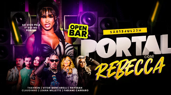 Portal Rio - Show Exclusivo Rebecca Cover