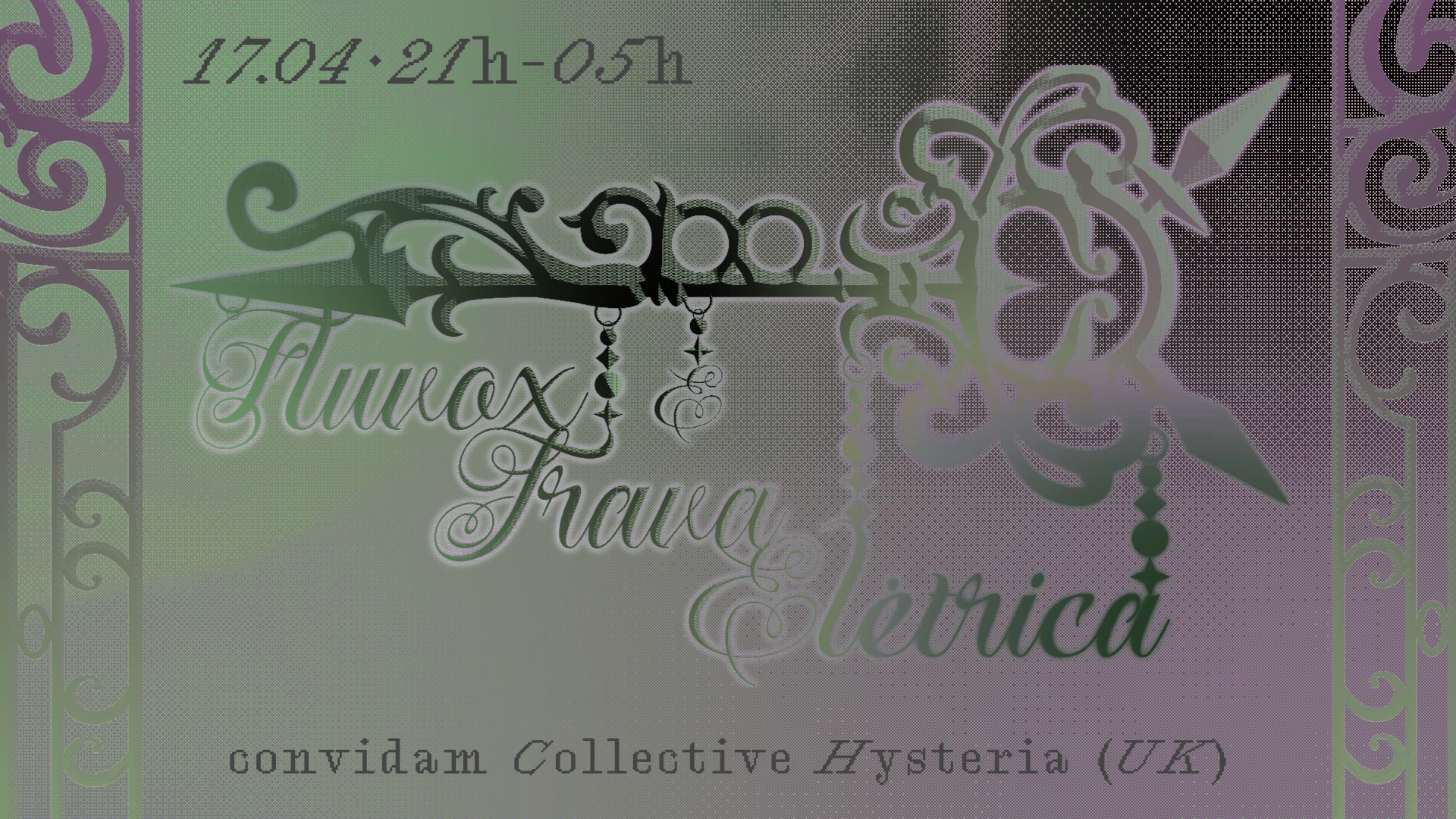 Fluvox + Trava Elétrica Convidam Collective Hysteria (Uk) Cover