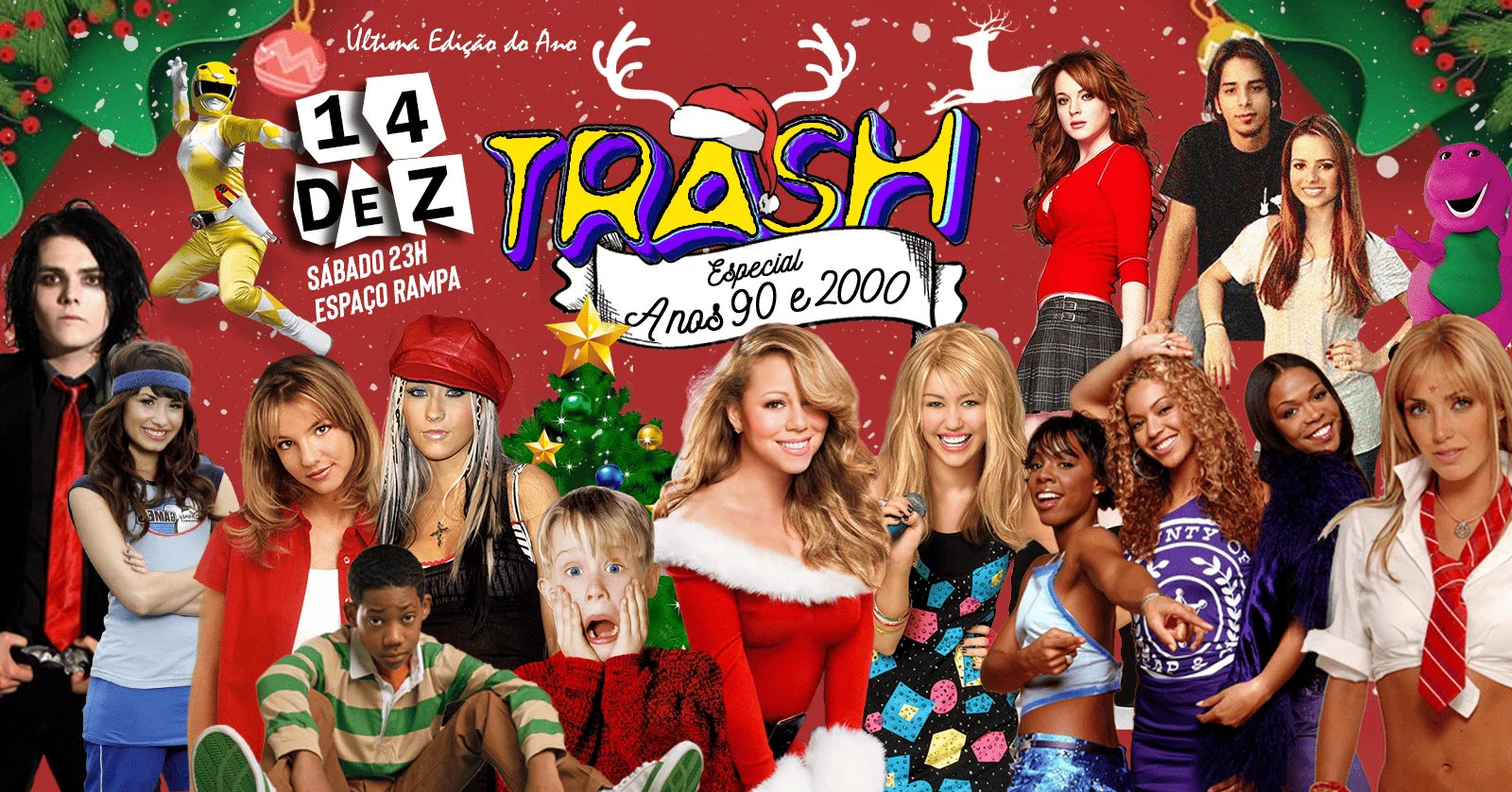Festa Trash | Especial Anos 90 E 2000 | Última Edição Do Ano Cover