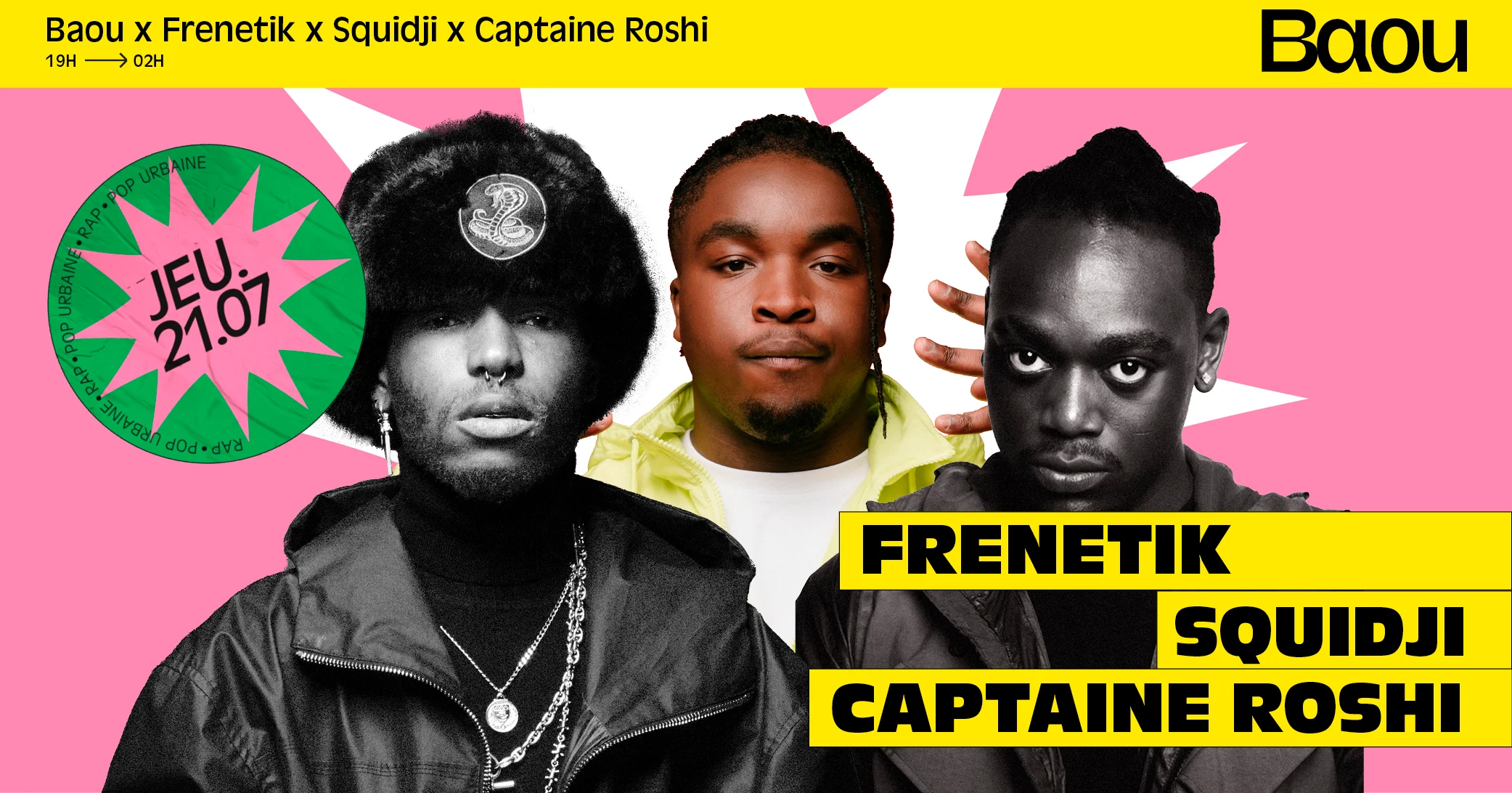 Baou : Frenetik / Captain Roshi / Squidji Cover