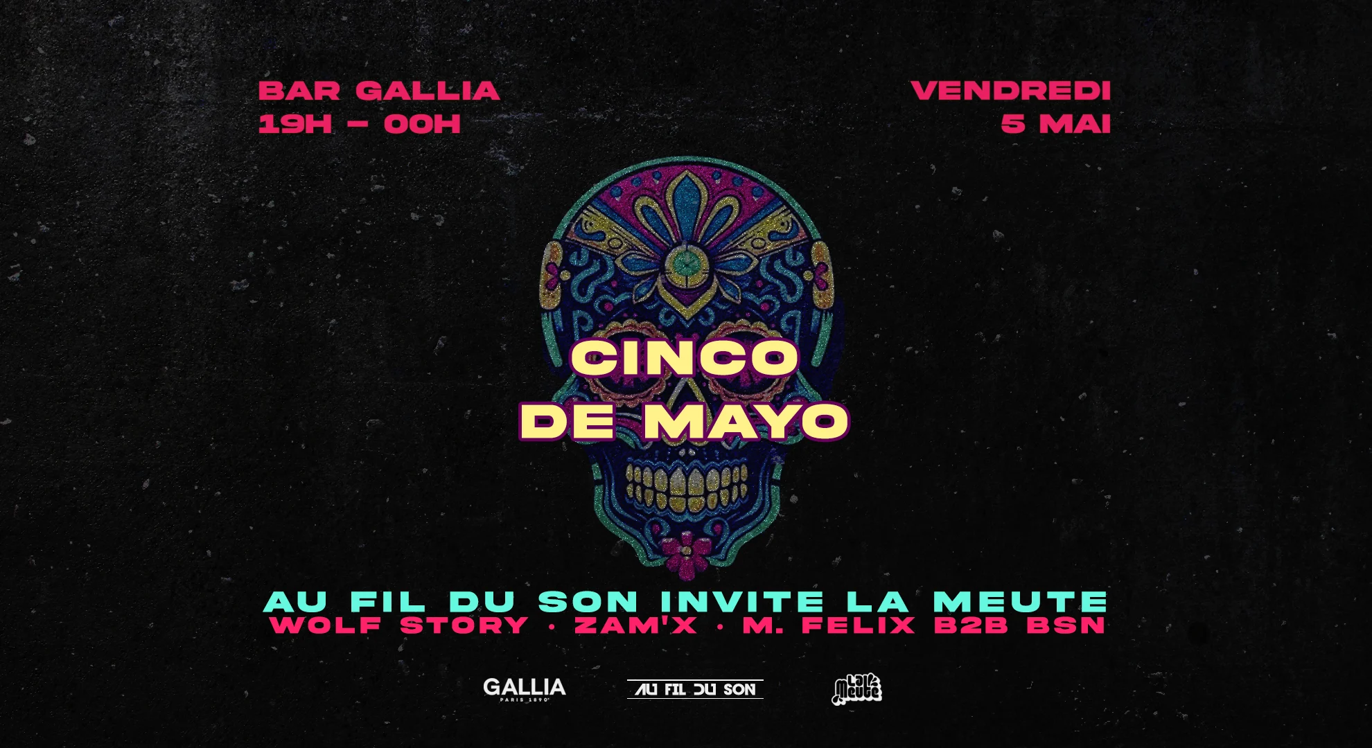 Cinco De Mayo - Au Fil Du Son Invite La Meute Cover
