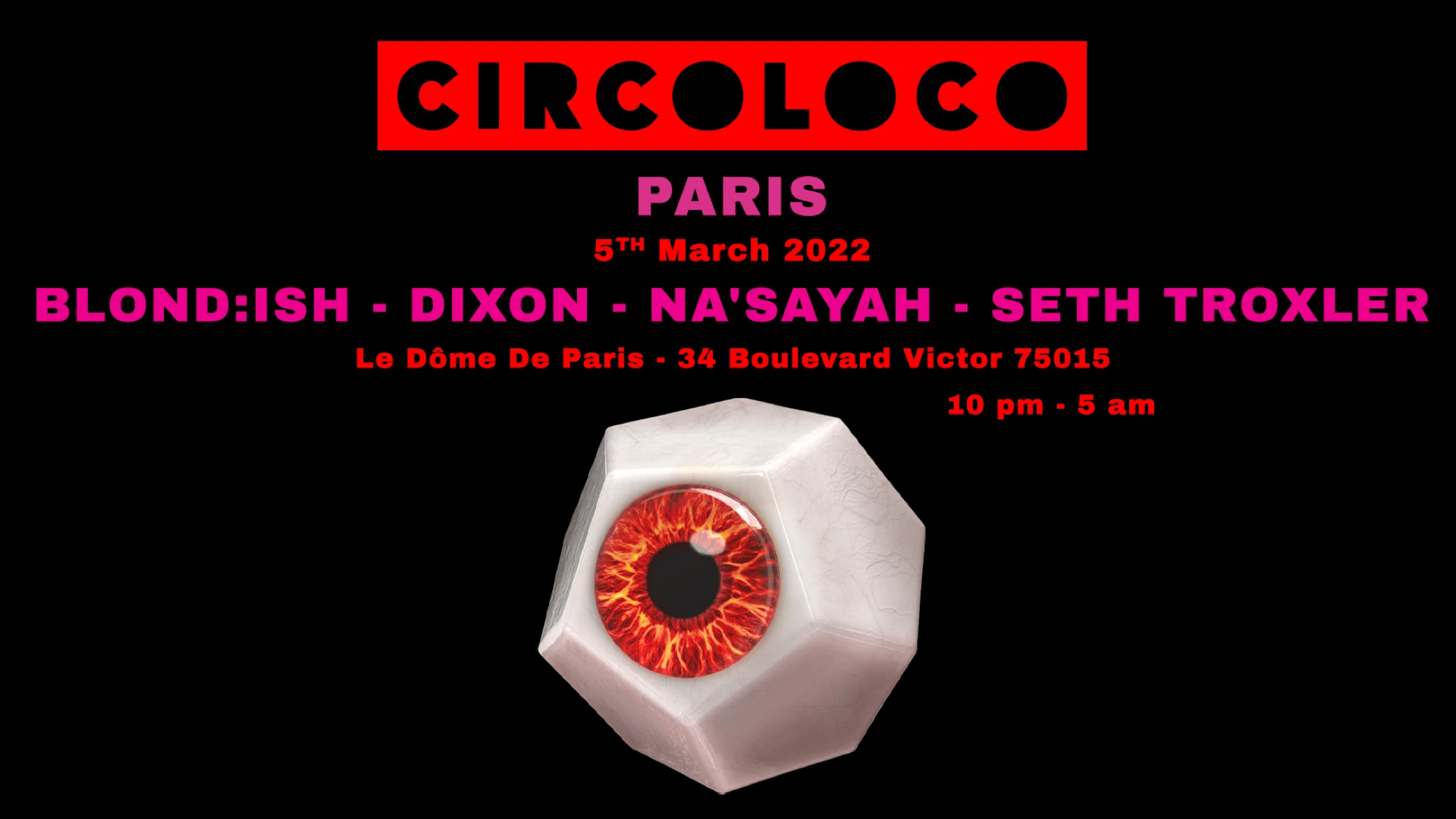 Circoloco Paris 2022 Cover