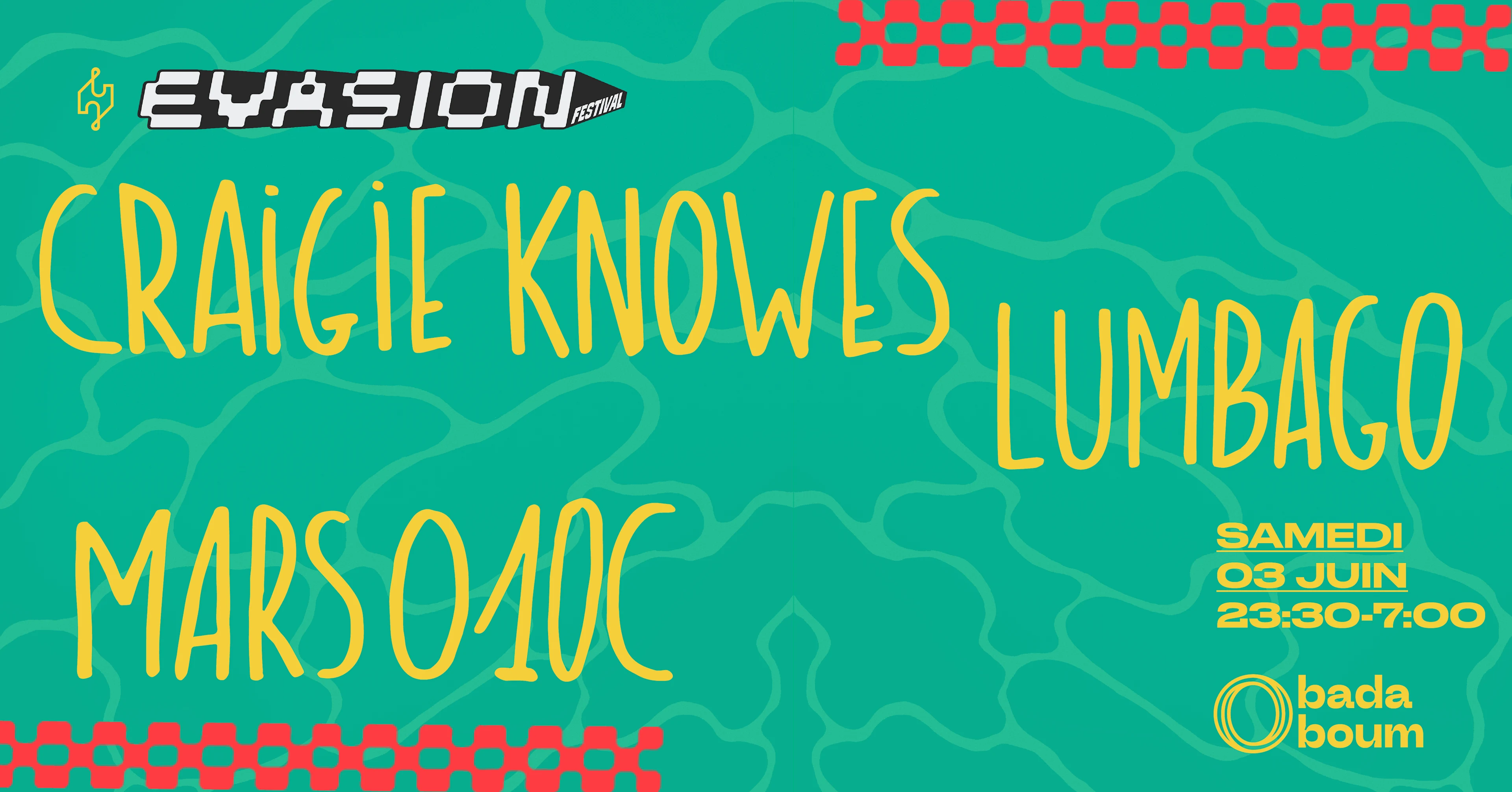 Club — Off Evasion Festival W/ Craigie Knowes (+) Lumbago Cover
