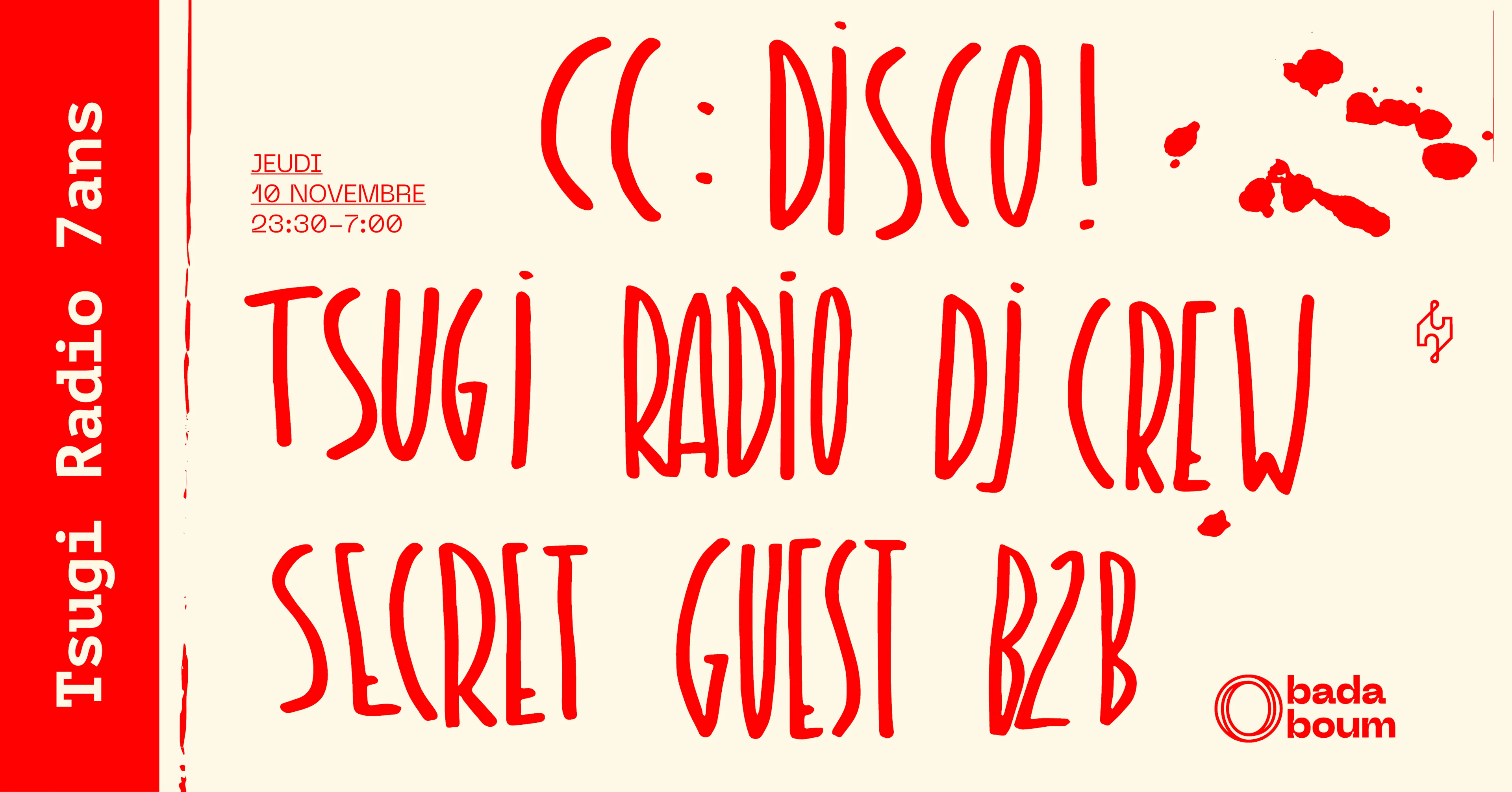 Tsugi Radio 7 Ans — CC:Disco! (+) Tsugi Radio Dj Crew Cover