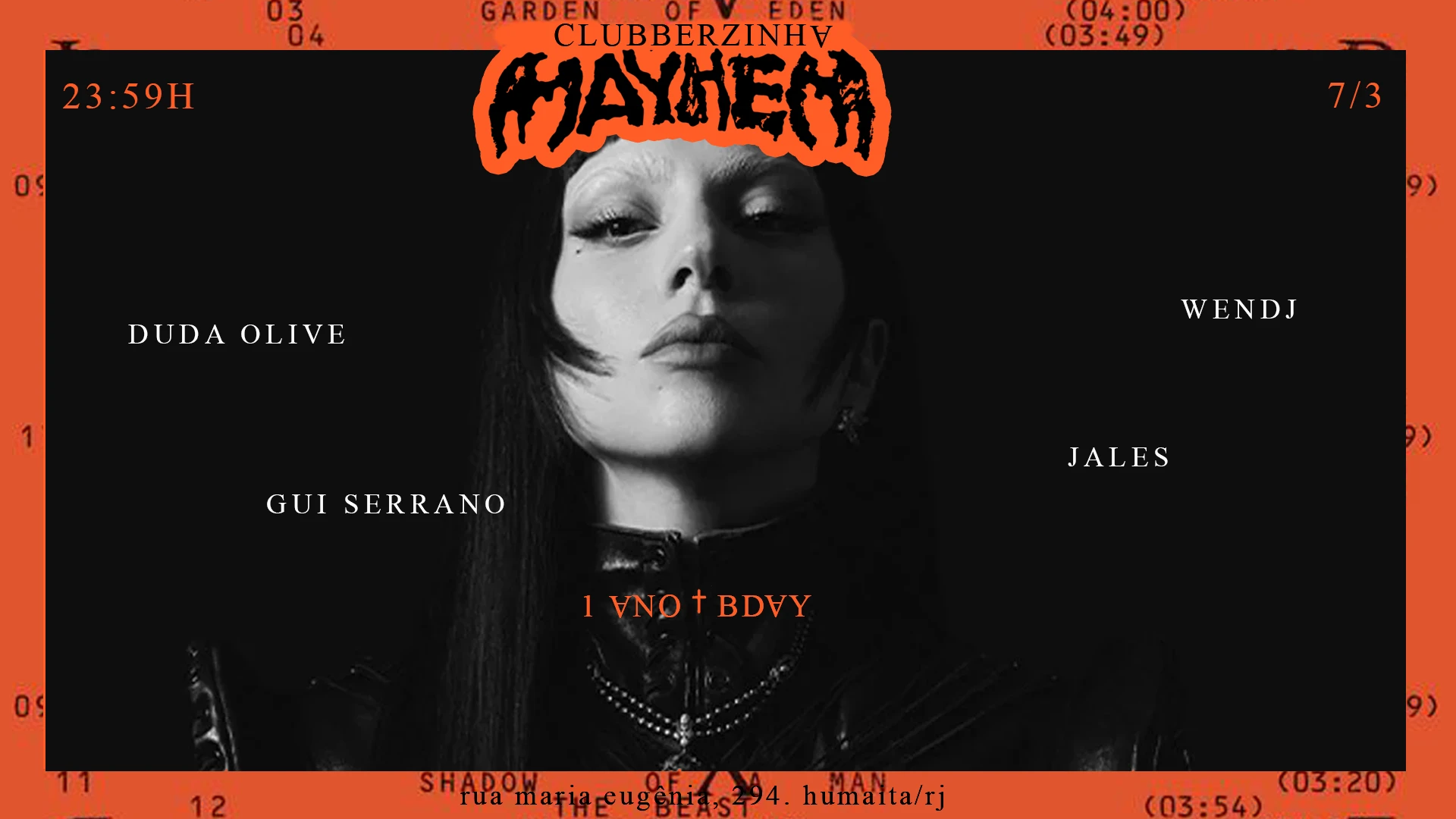Clubberzinha - Mayhem Bday Cover