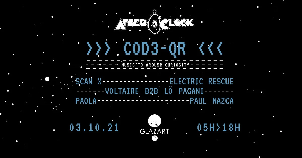 After O'clock : Cod3 Qr Cover