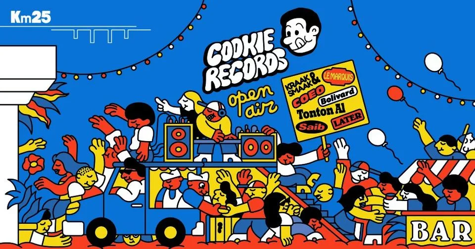 Opening Kilomètre25 : Cookie Records Open Air Cover