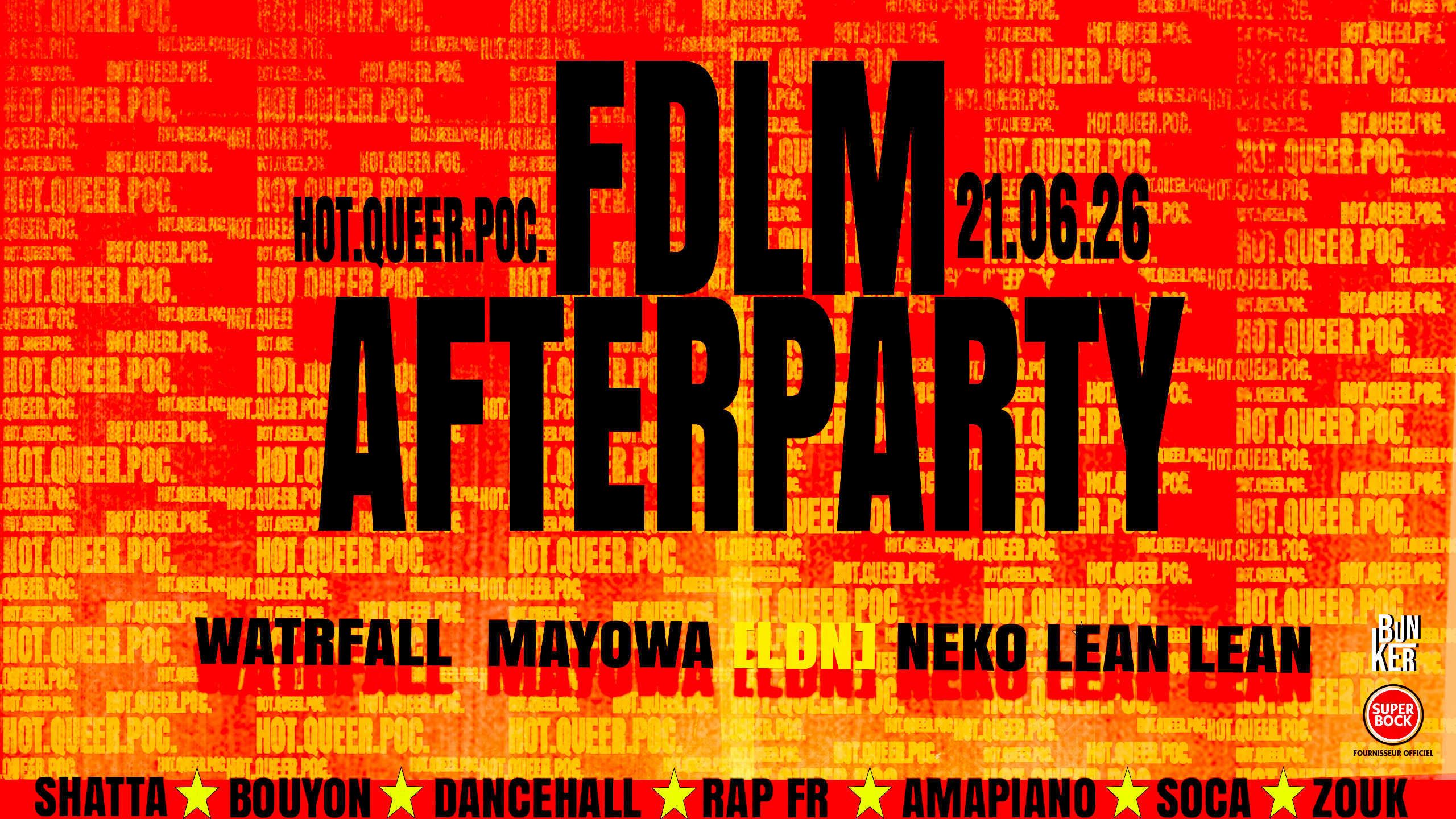 Fdlm After Party - By Le Bunker Cover