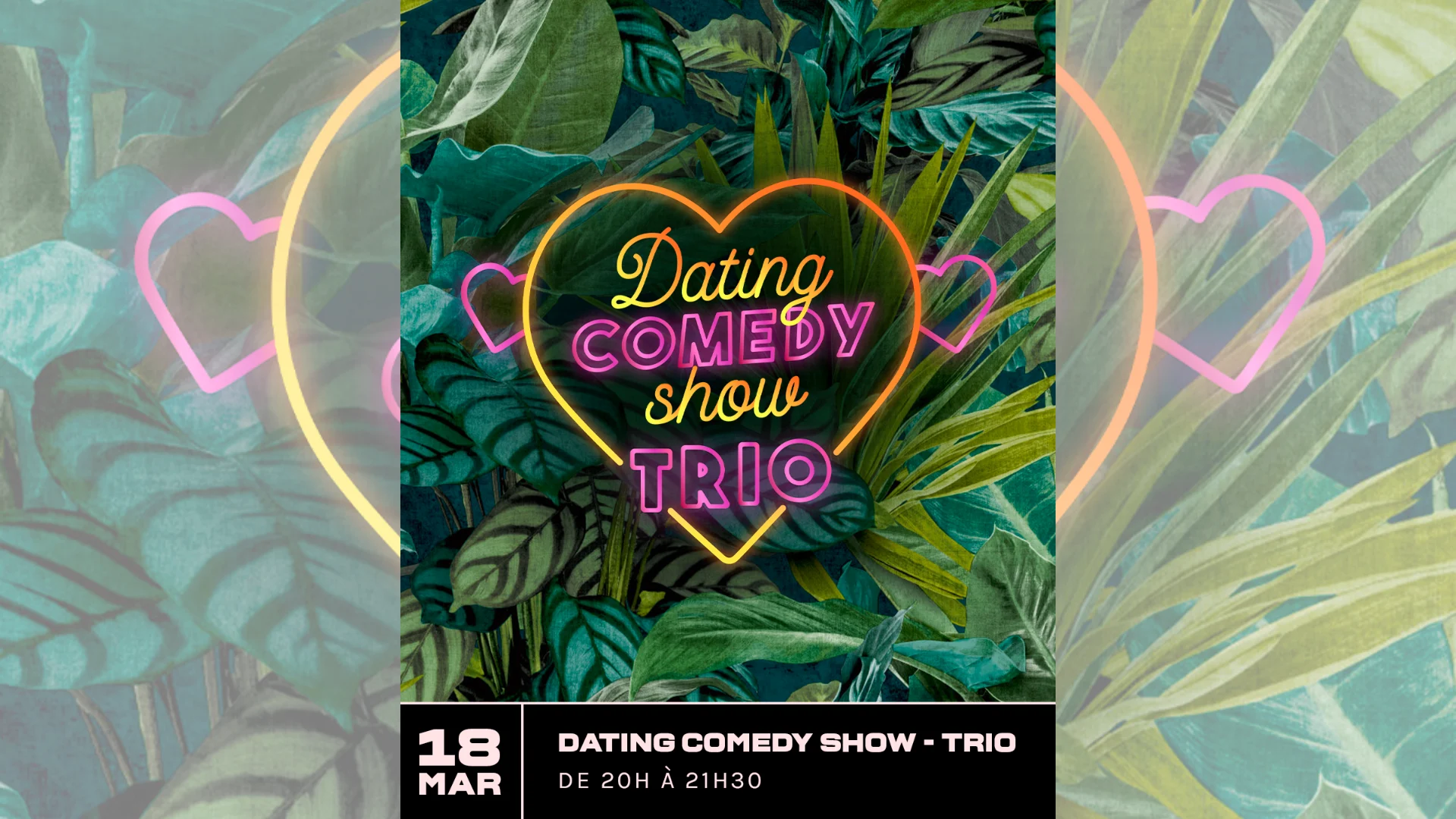 Dating Comedy Show - Trio Cover